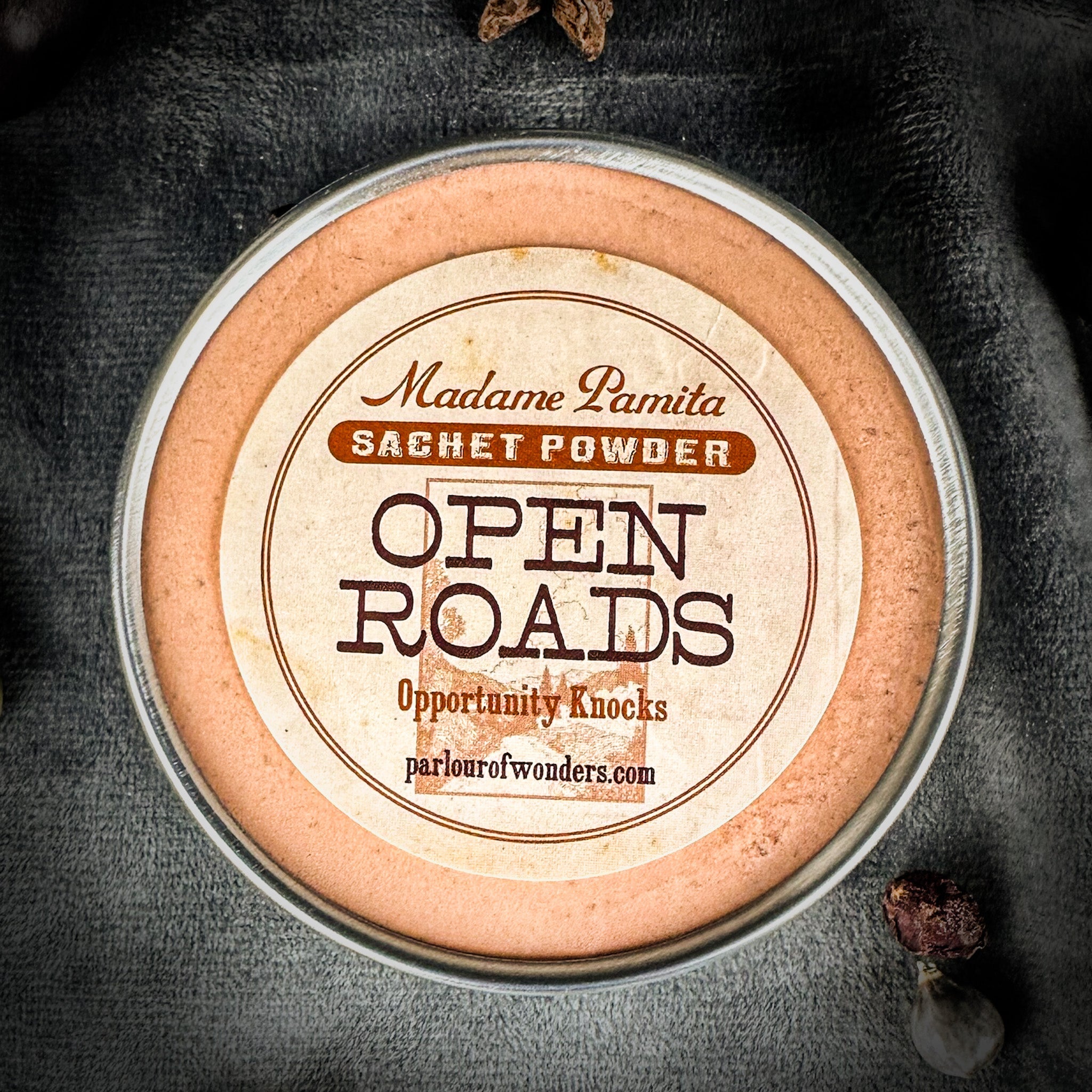 Open Roads Sachet Powder by Madame Pamita
