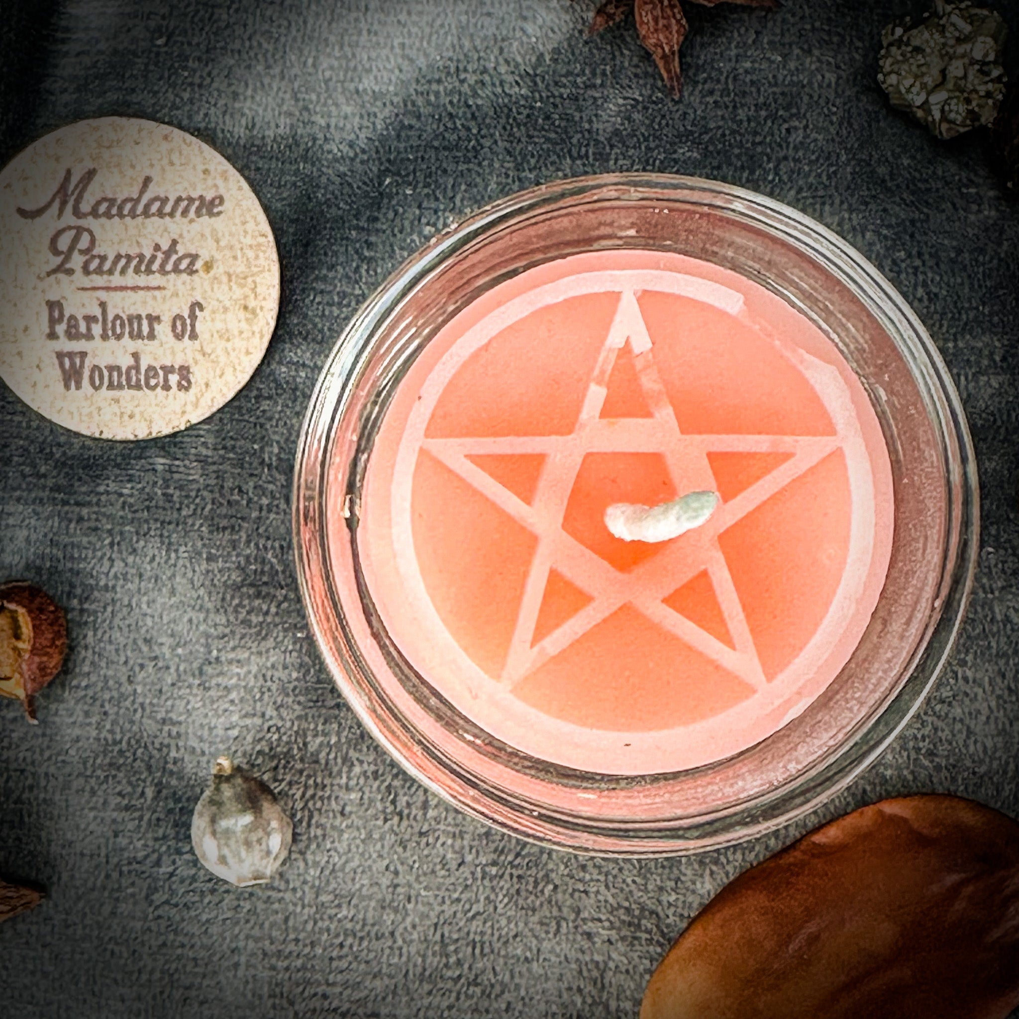 Pentagram Beeswax Tea Light