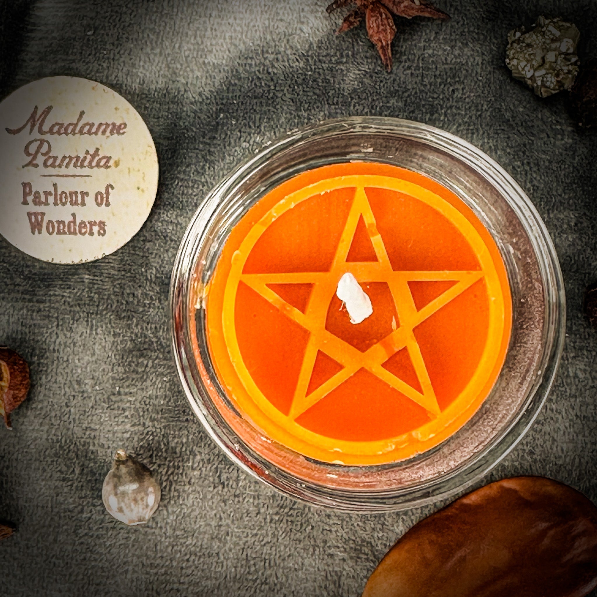 Pentagram Beeswax Tea Light