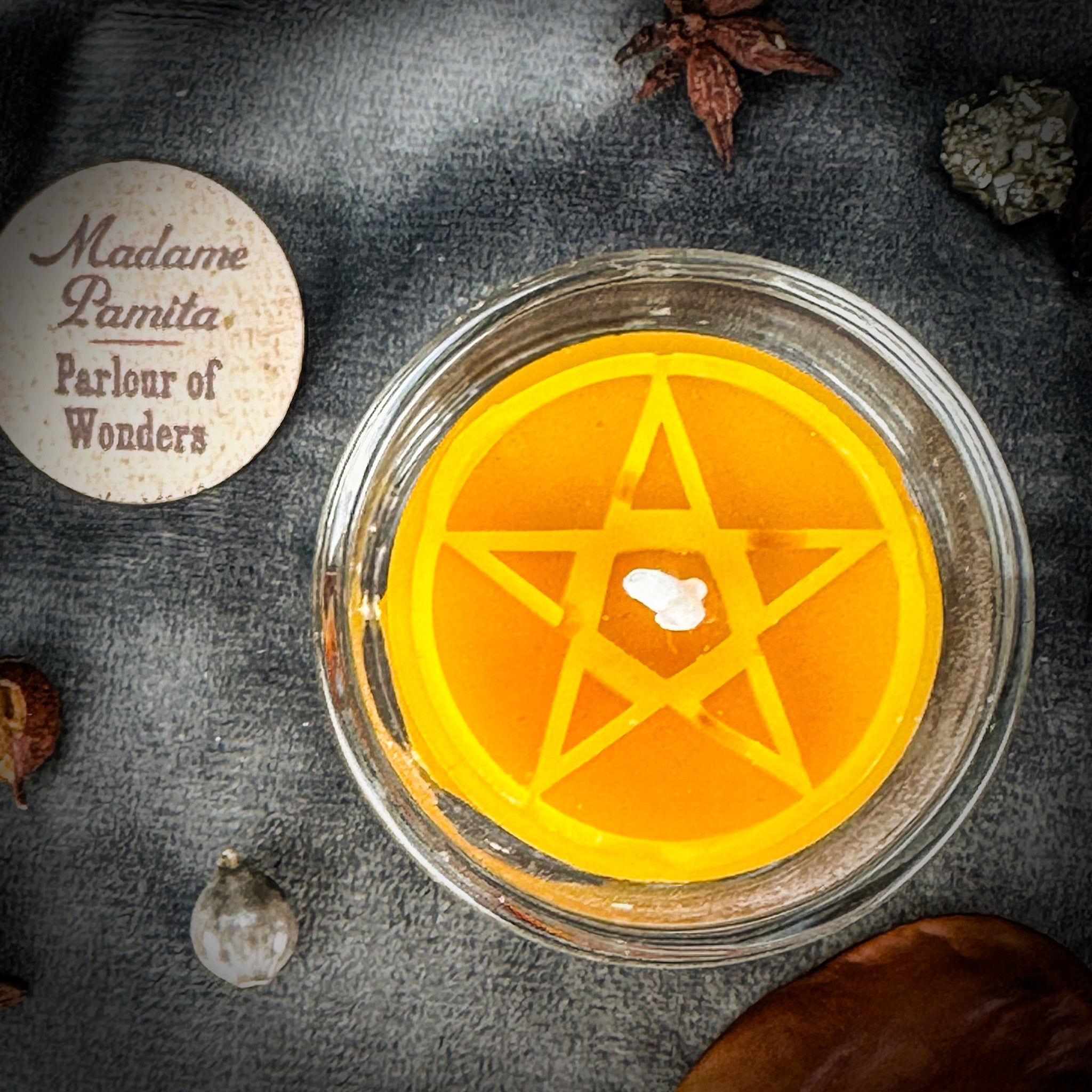 Pentagram Beeswax Tea Light