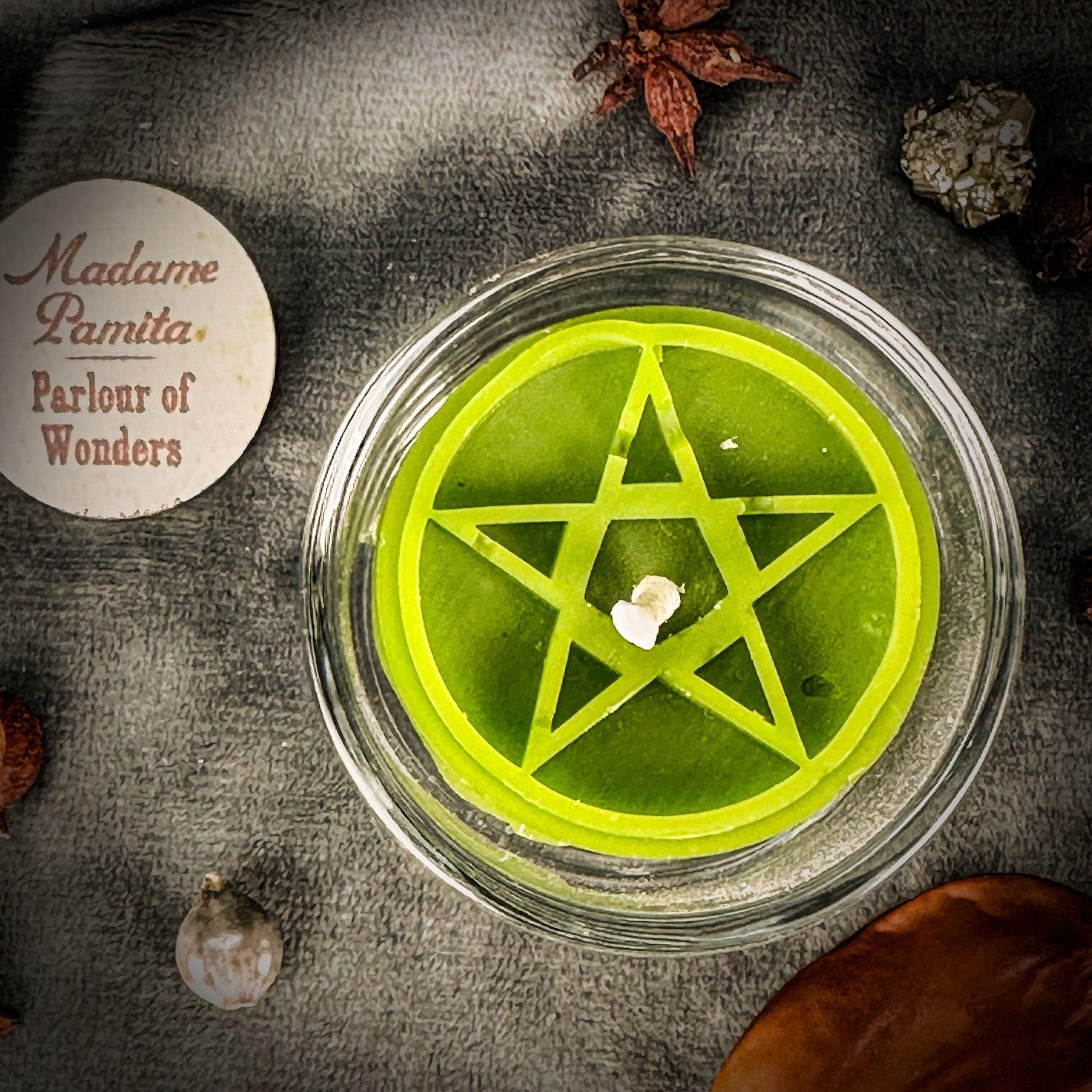 Pentagram Beeswax Tea Light