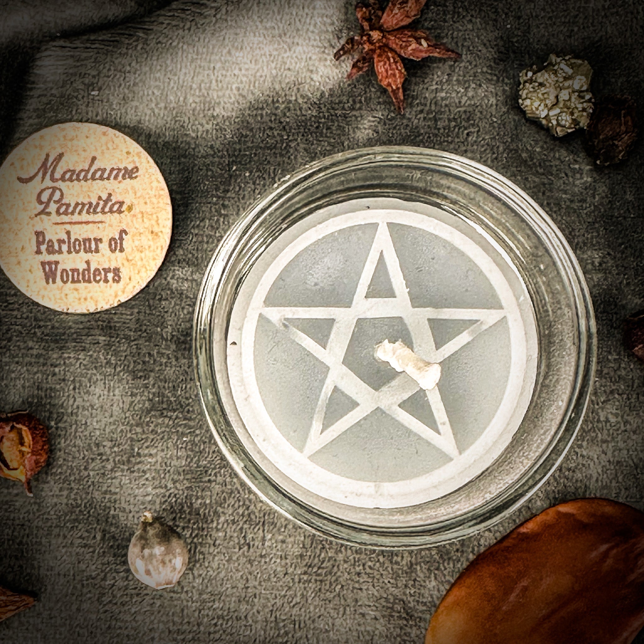 Pentagram Beeswax Tea Light