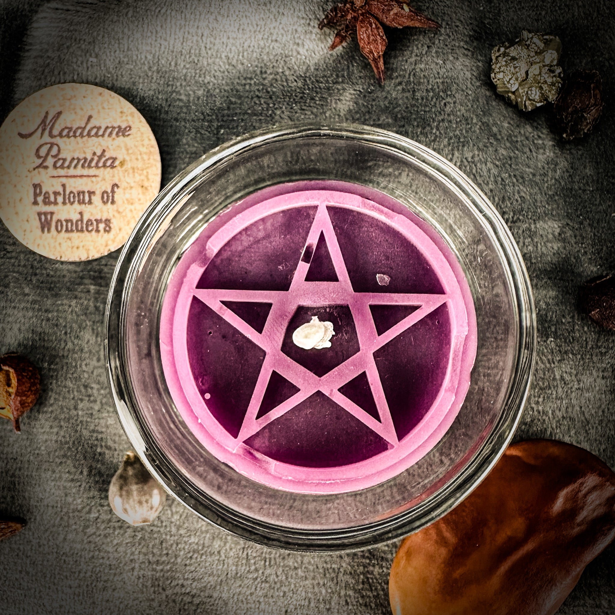 Pentagram Beeswax Tea Light