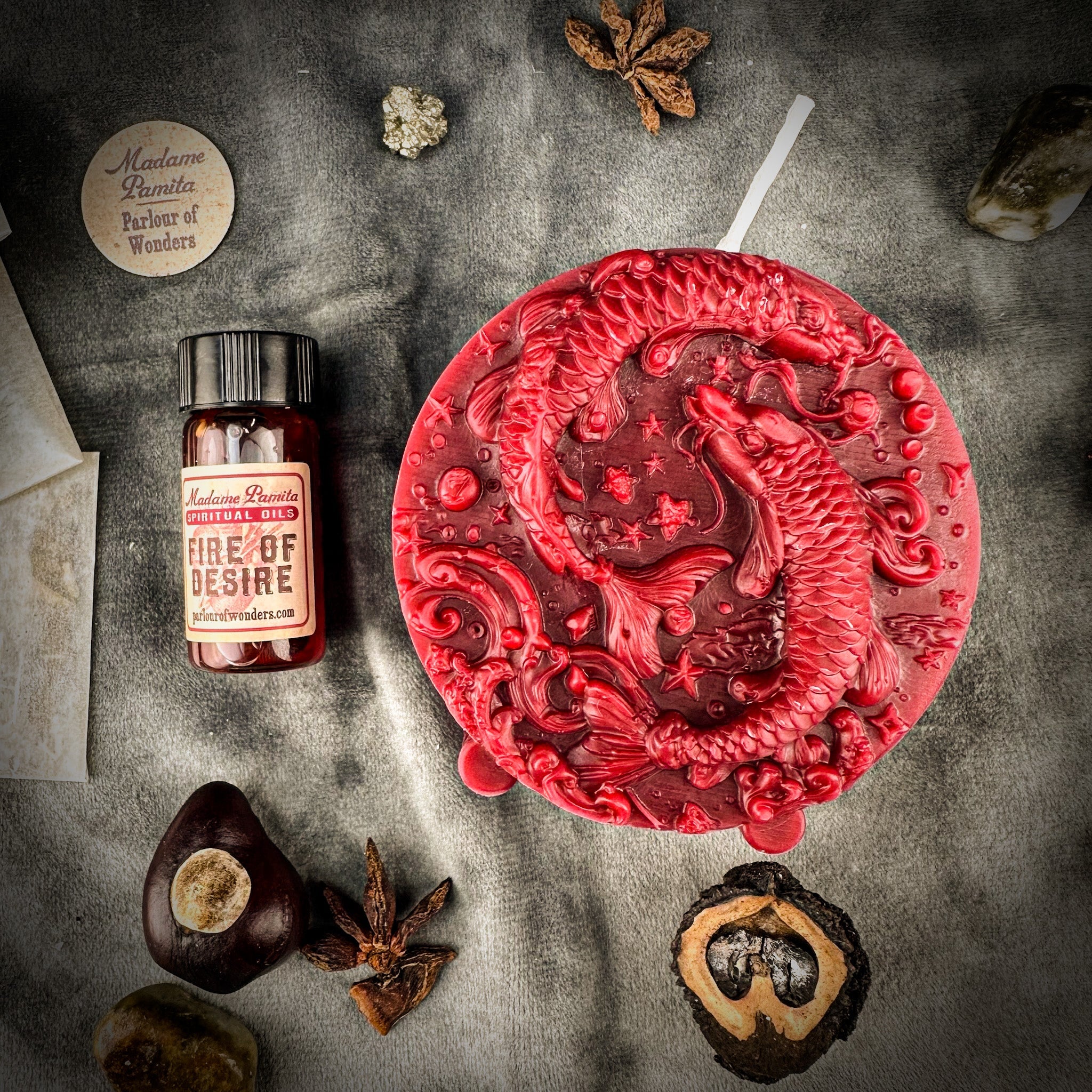 Pisces Power Candle Spell Kit - Intuition, Compassion & Dreams Magic