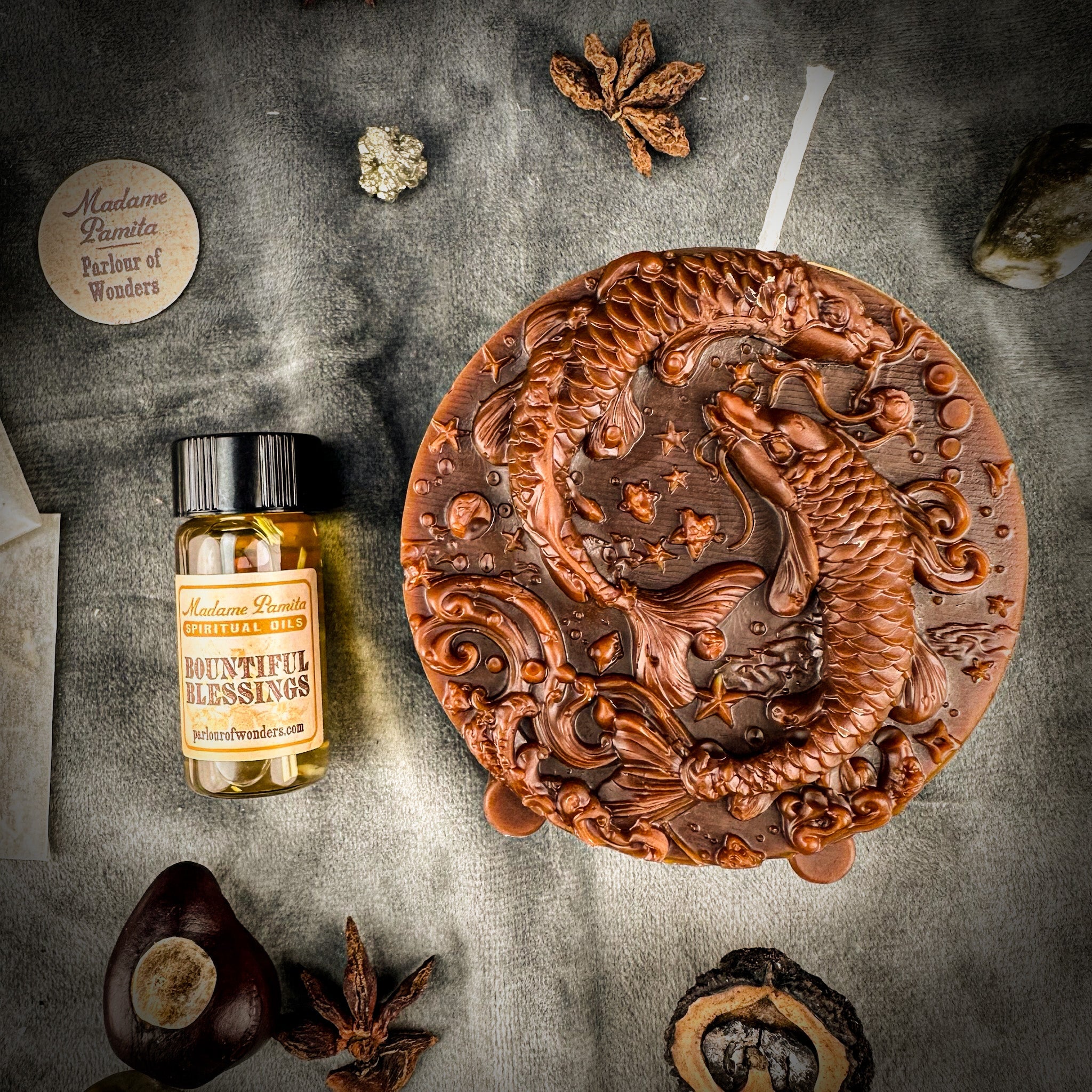 Pisces Power Candle Spell Kit - Intuition, Compassion & Dreams Magic