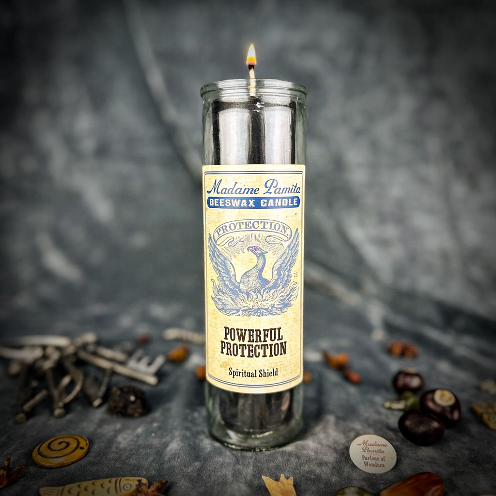 Madame Pamita Powerful Protection Beeswax Vigil Candle