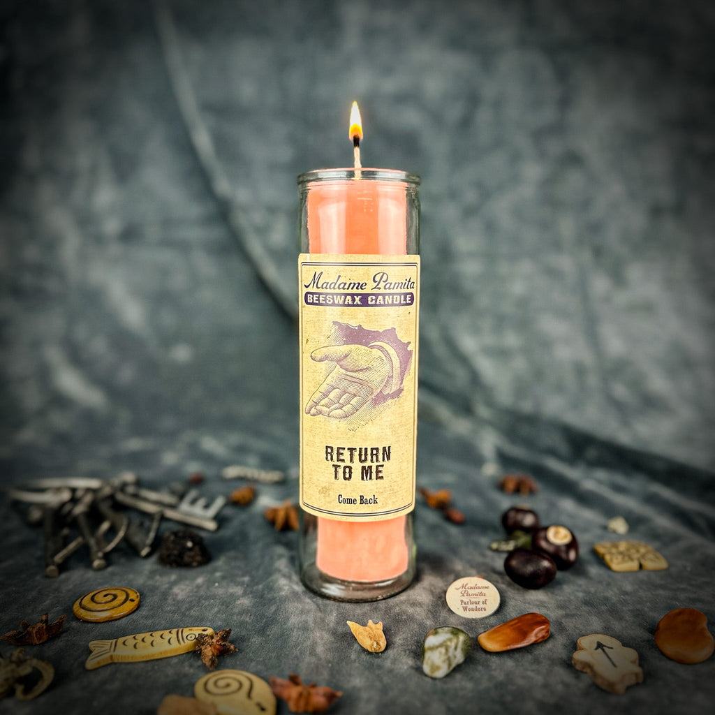 Madame Pamita Return to Me Beeswax Vigil Candle