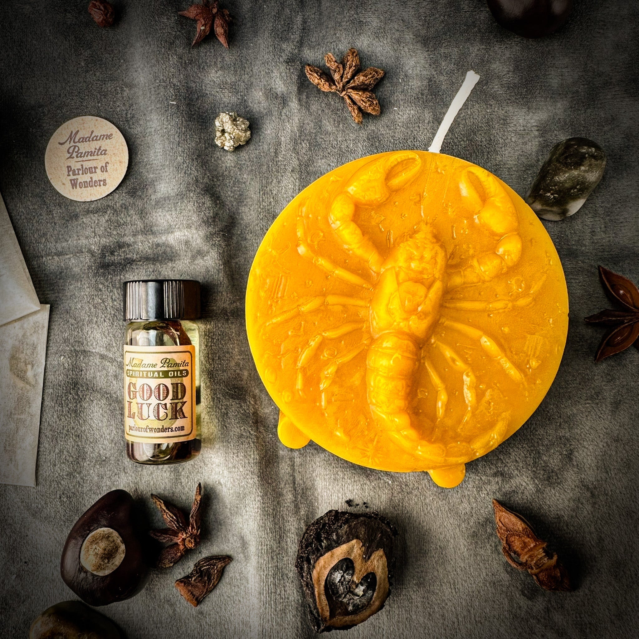 Scorpio Power Candle Spell Kit - Transformation, Intensity & Intuition Magic