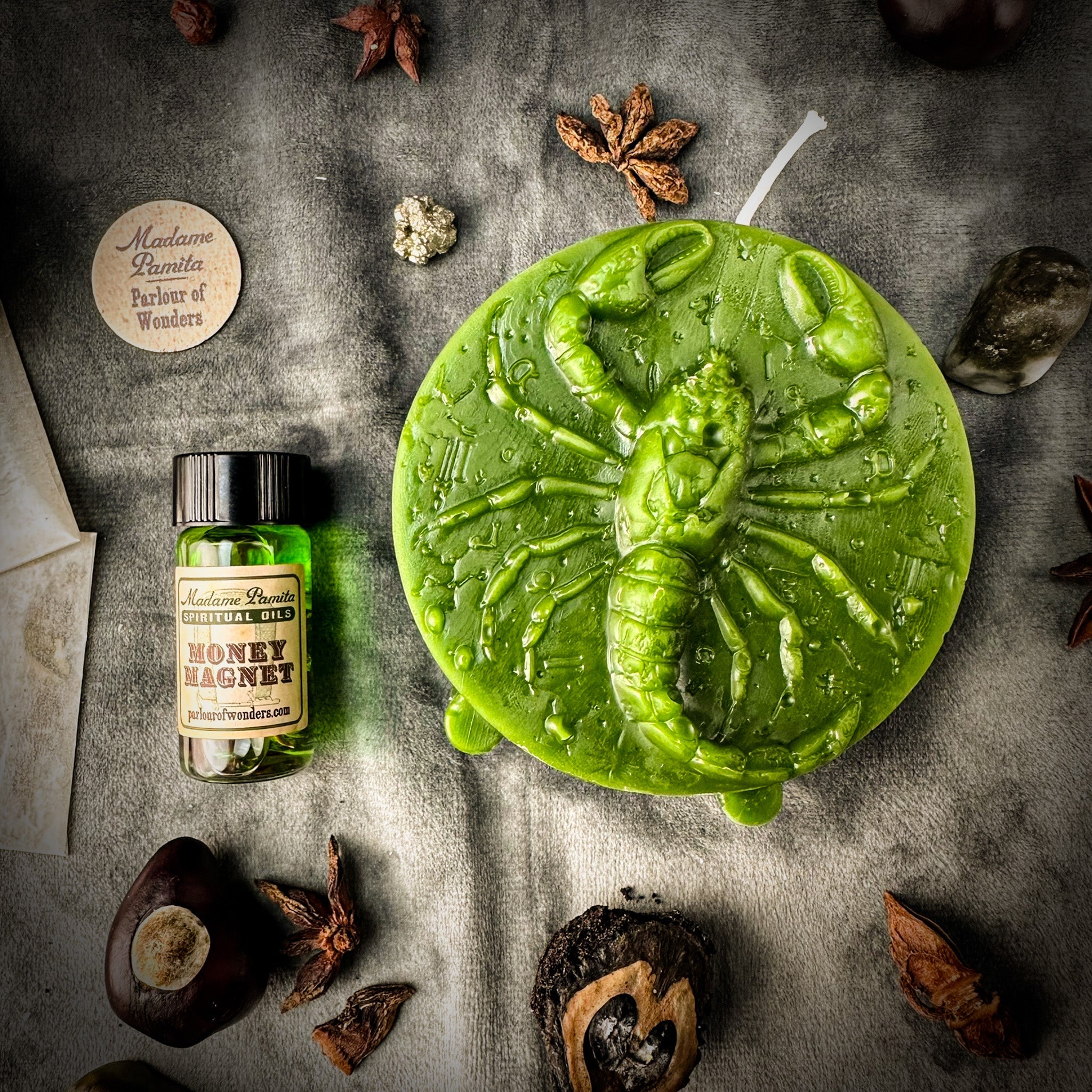 Scorpio Power Candle Spell Kit - Transformation, Intensity & Intuition Magic
