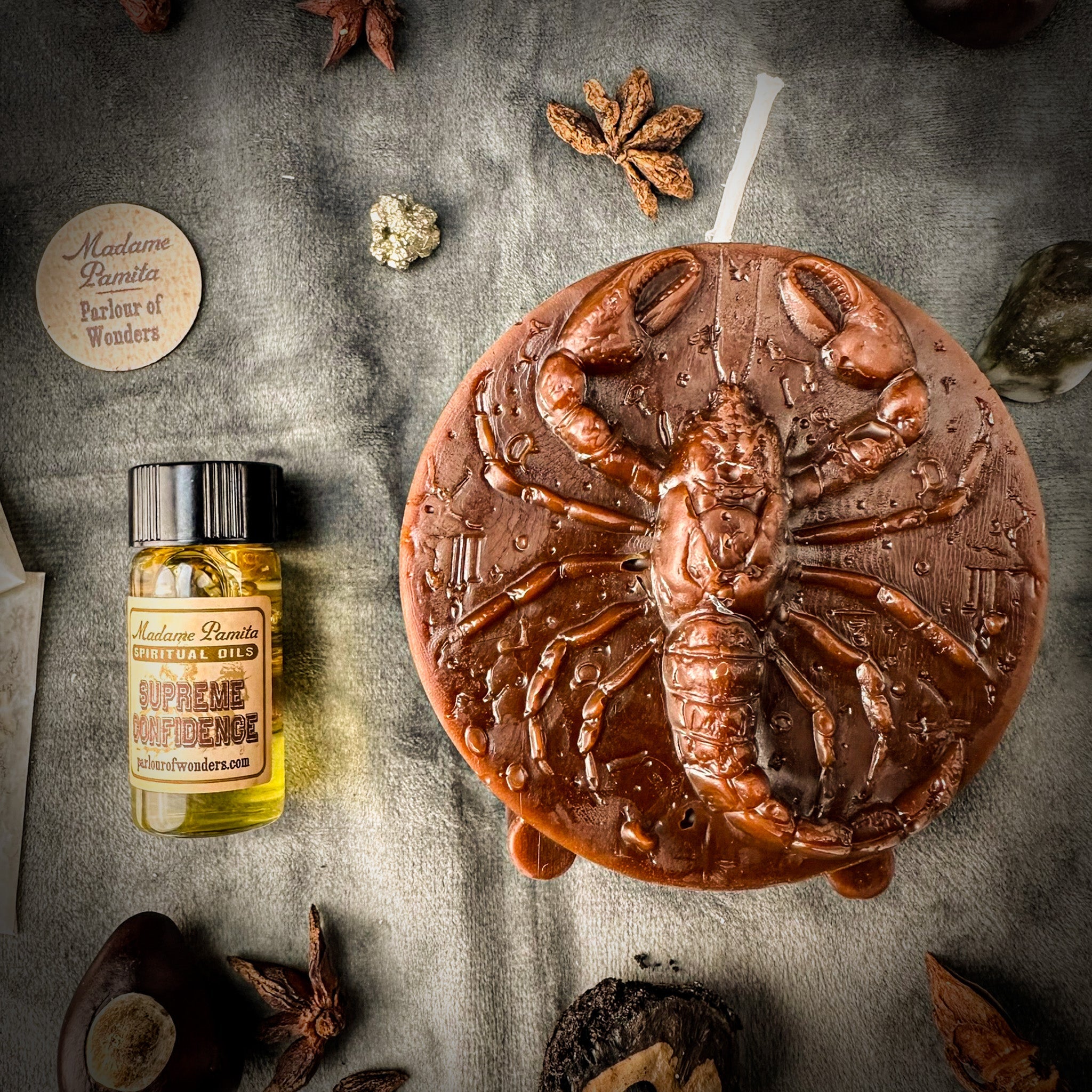 Scorpio Power Candle Spell Kit - Transformation, Intensity & Intuition Magic