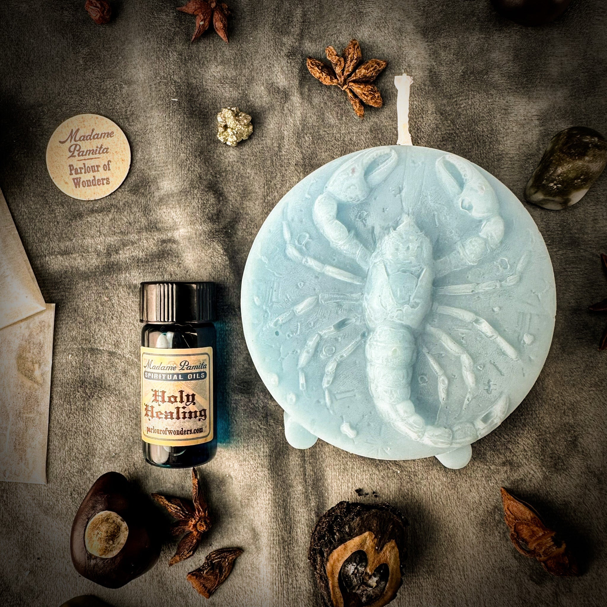 Scorpio Power Candle Spell Kit - Transformation, Intensity & Intuition Magic