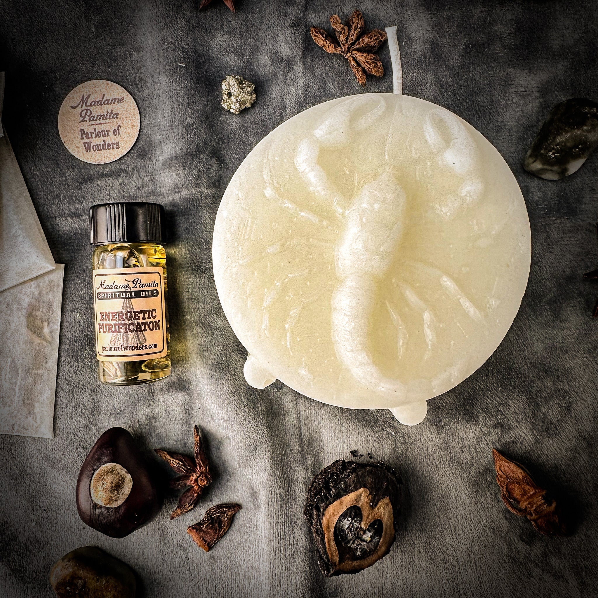 Scorpio Power Candle Spell Kit - Transformation, Intensity & Intuition Magic