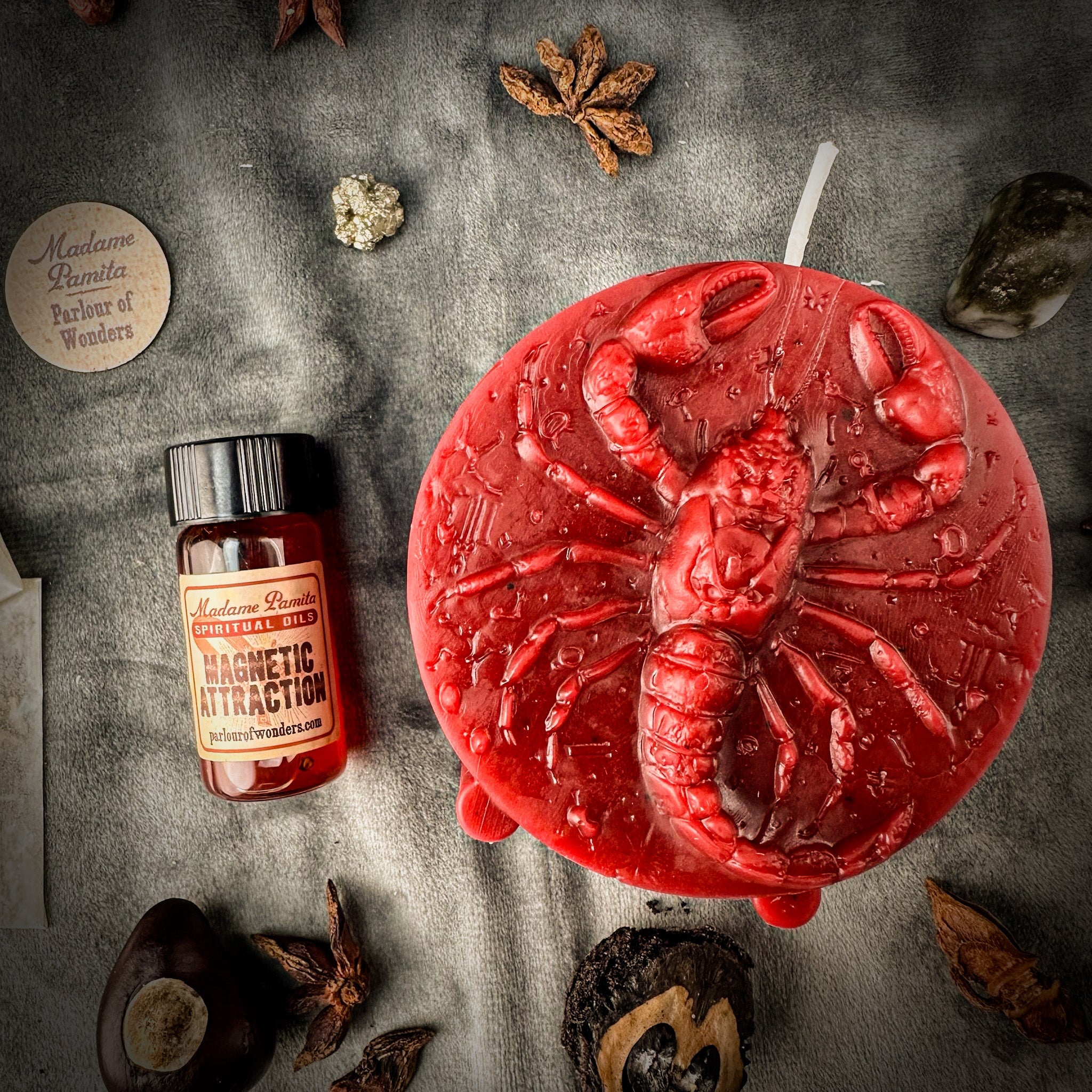 Scorpio Power Candle Spell Kit - Transformation, Intensity & Intuition Magic