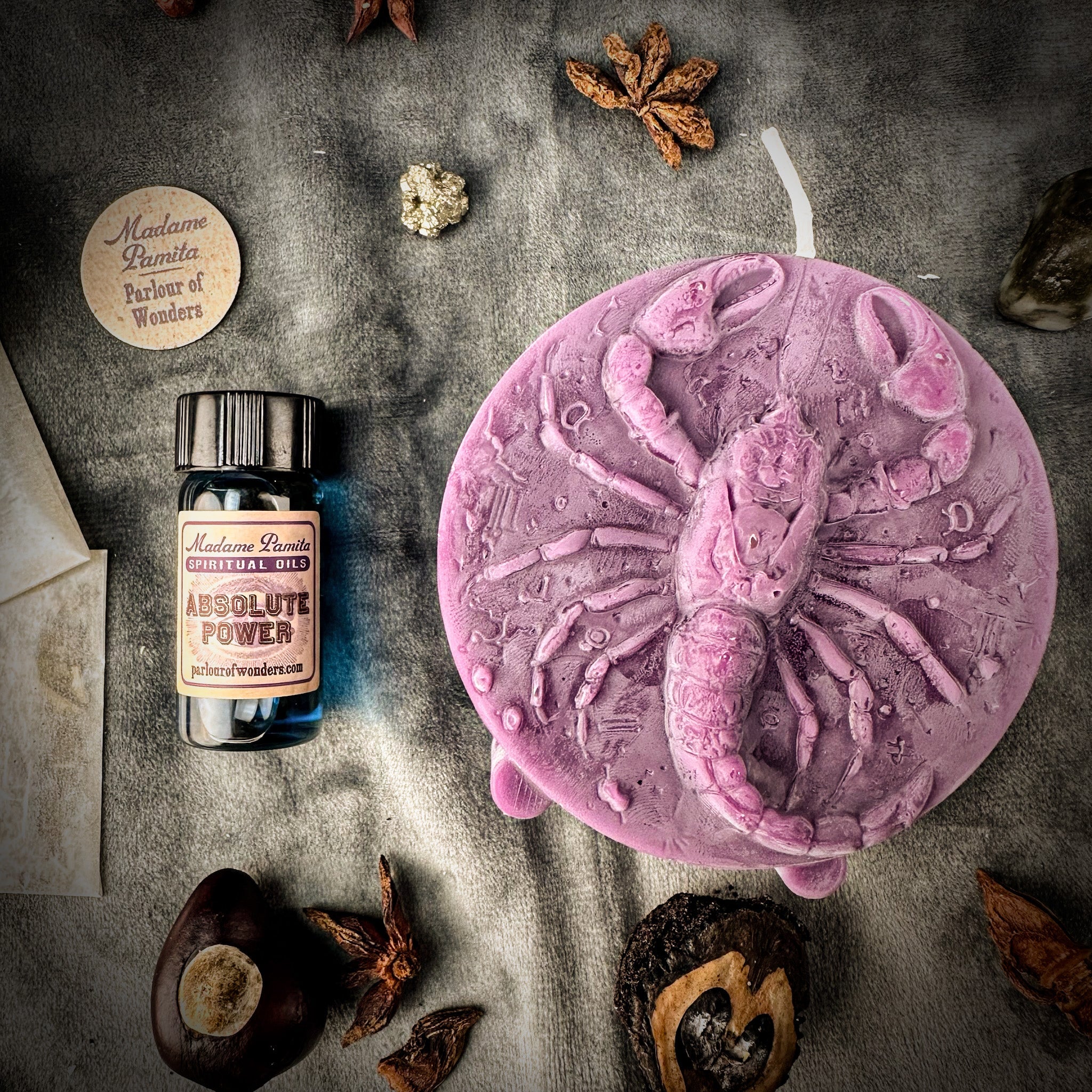 Scorpio Power Candle Spell Kit - Transformation, Intensity & Intuition Magic