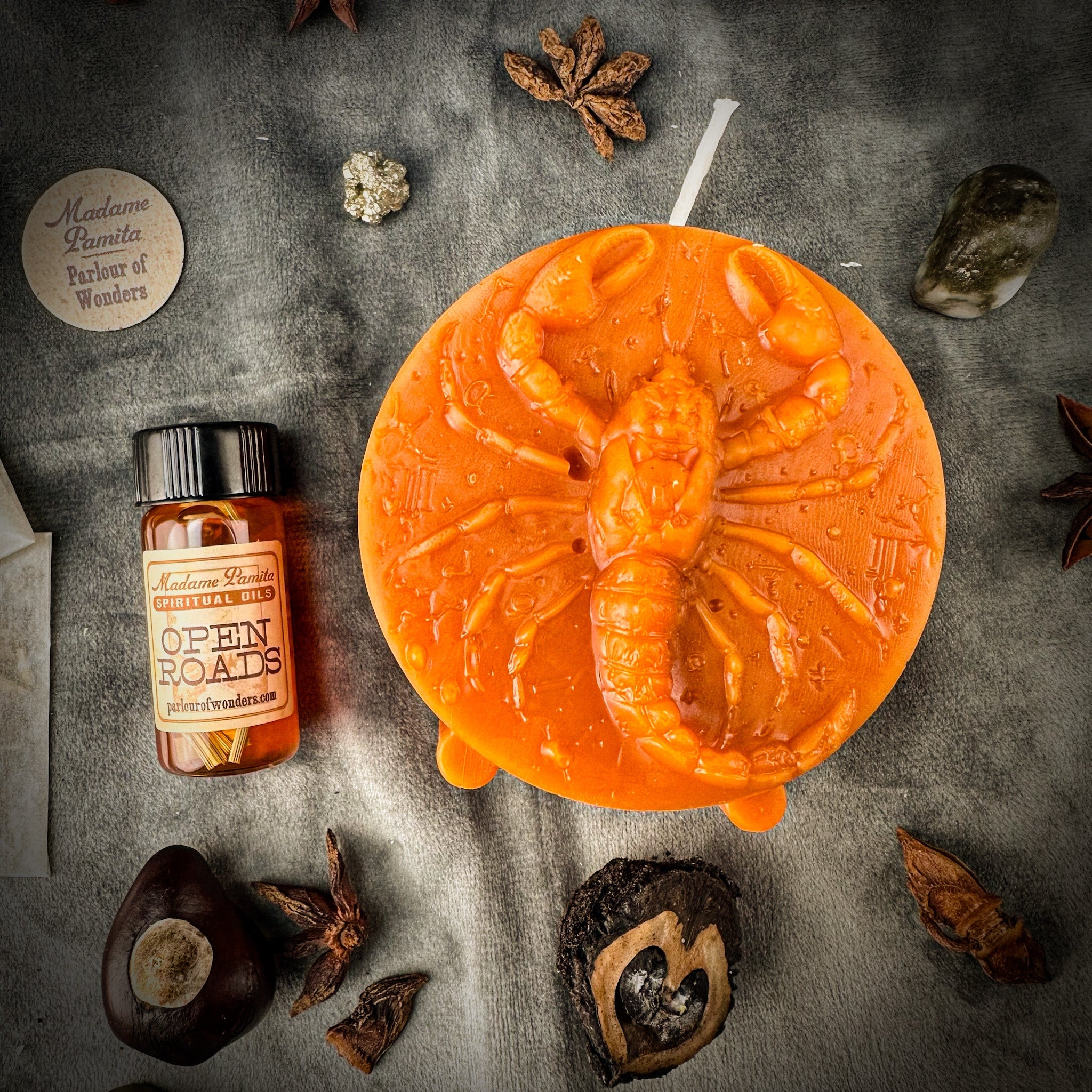 Scorpio Power Candle Spell Kit - Transformation, Intensity & Intuition Magic