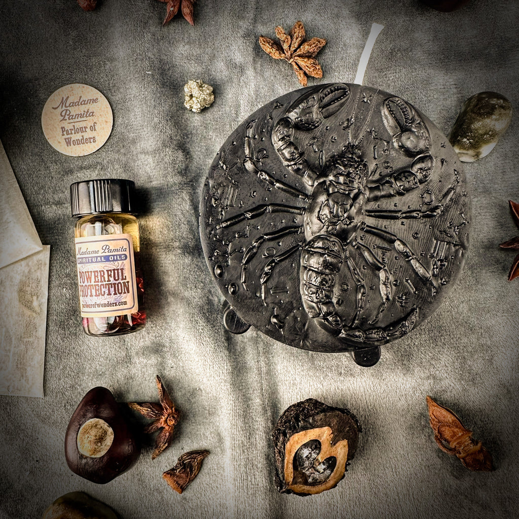 Scorpio Power Candle Spell Kit - Transformation, Intensity & Intuition Magic