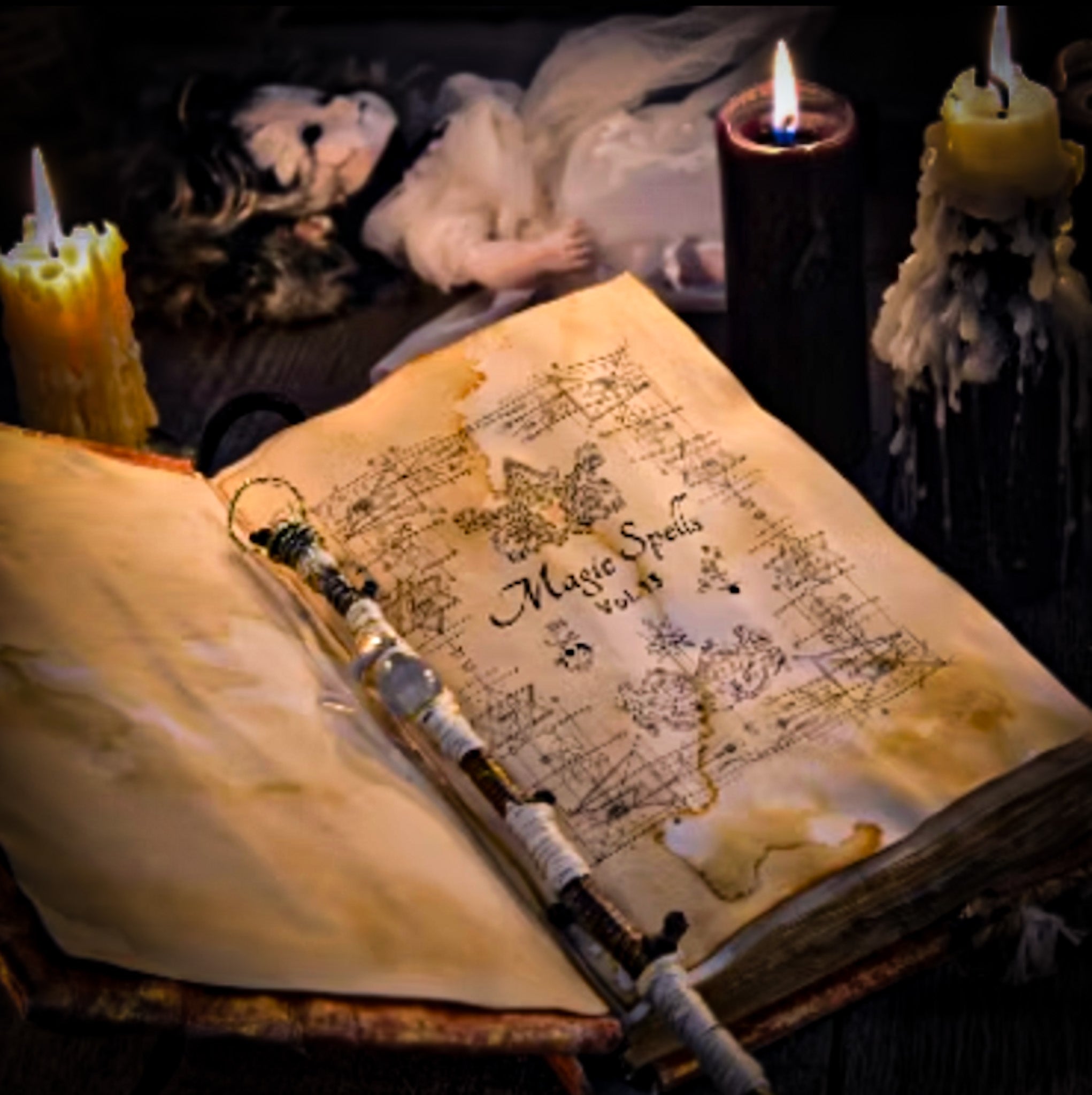 Creating a Candle Spell Grimoire - Yule Sabbat Candle Magic Workshop