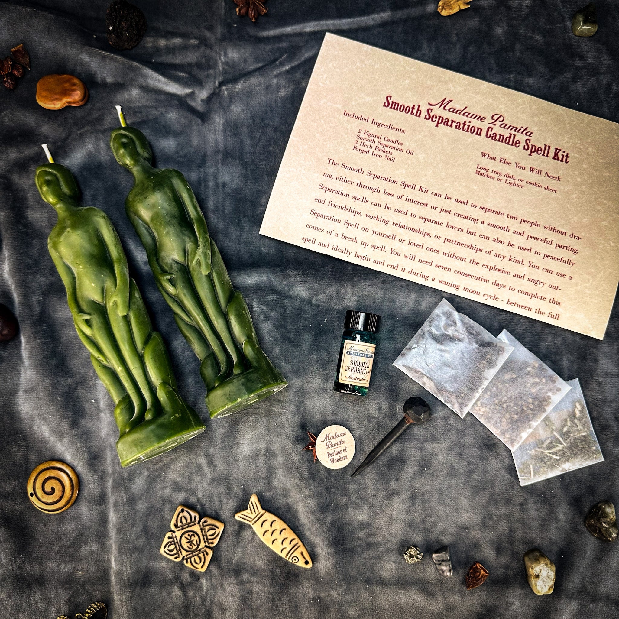 Smooth Separation Candle Spell Kit - Human/Human