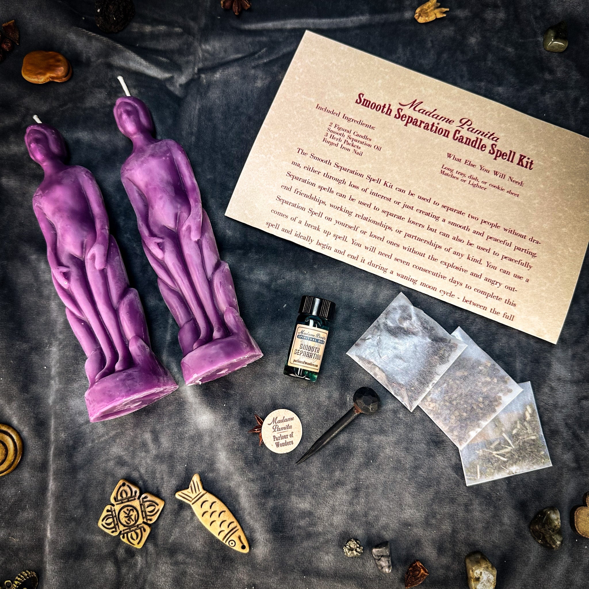 Smooth Separation Candle Spell Kit - Human/Human