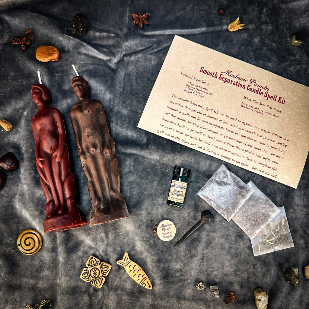 Smooth Separation Candle Spell Kit - Human/Male