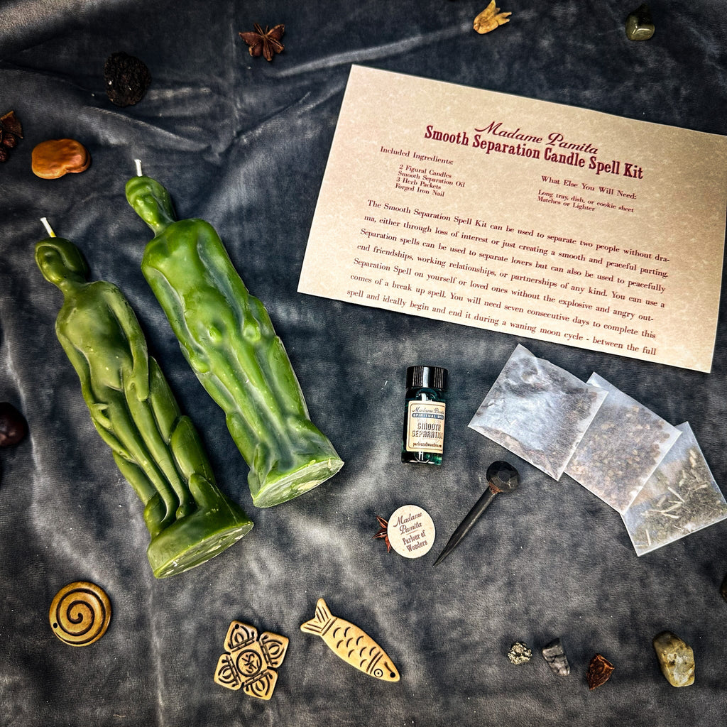 Smooth Separation Candle Spell Kit - Human/Male