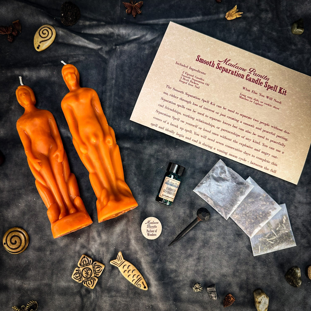 Smooth Separation Candle Spell Kit - Human/Male