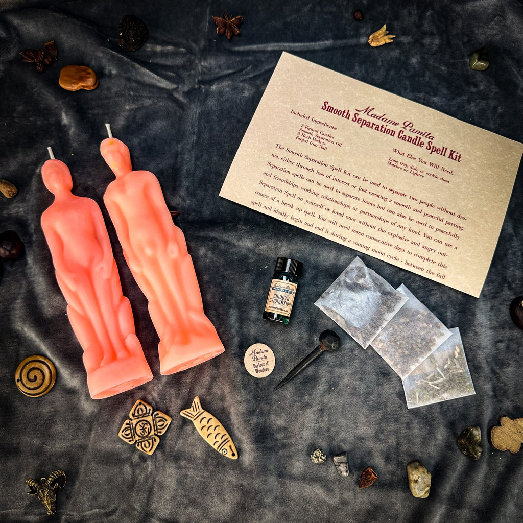 Smooth Separation Candle Spell Kit - Human/Male