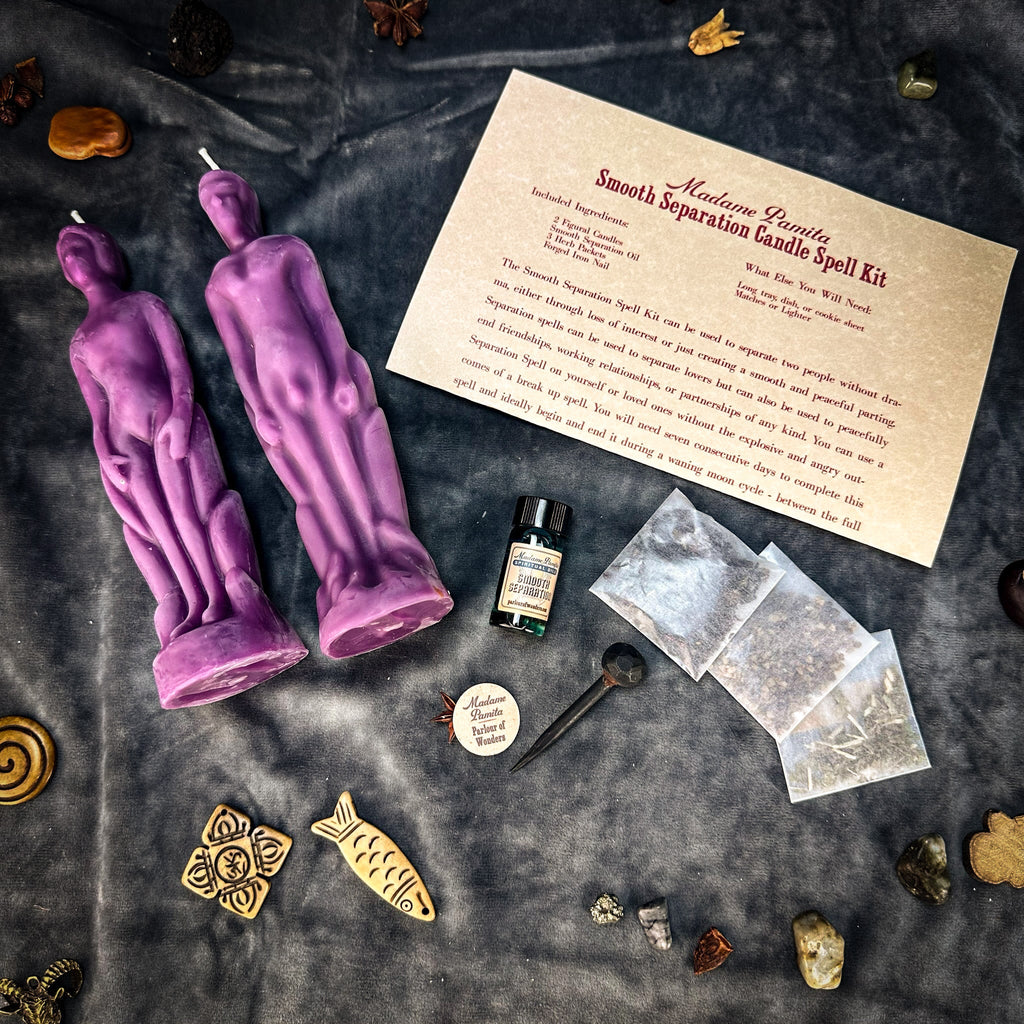 Smooth Separation Candle Spell Kit - Human/Male