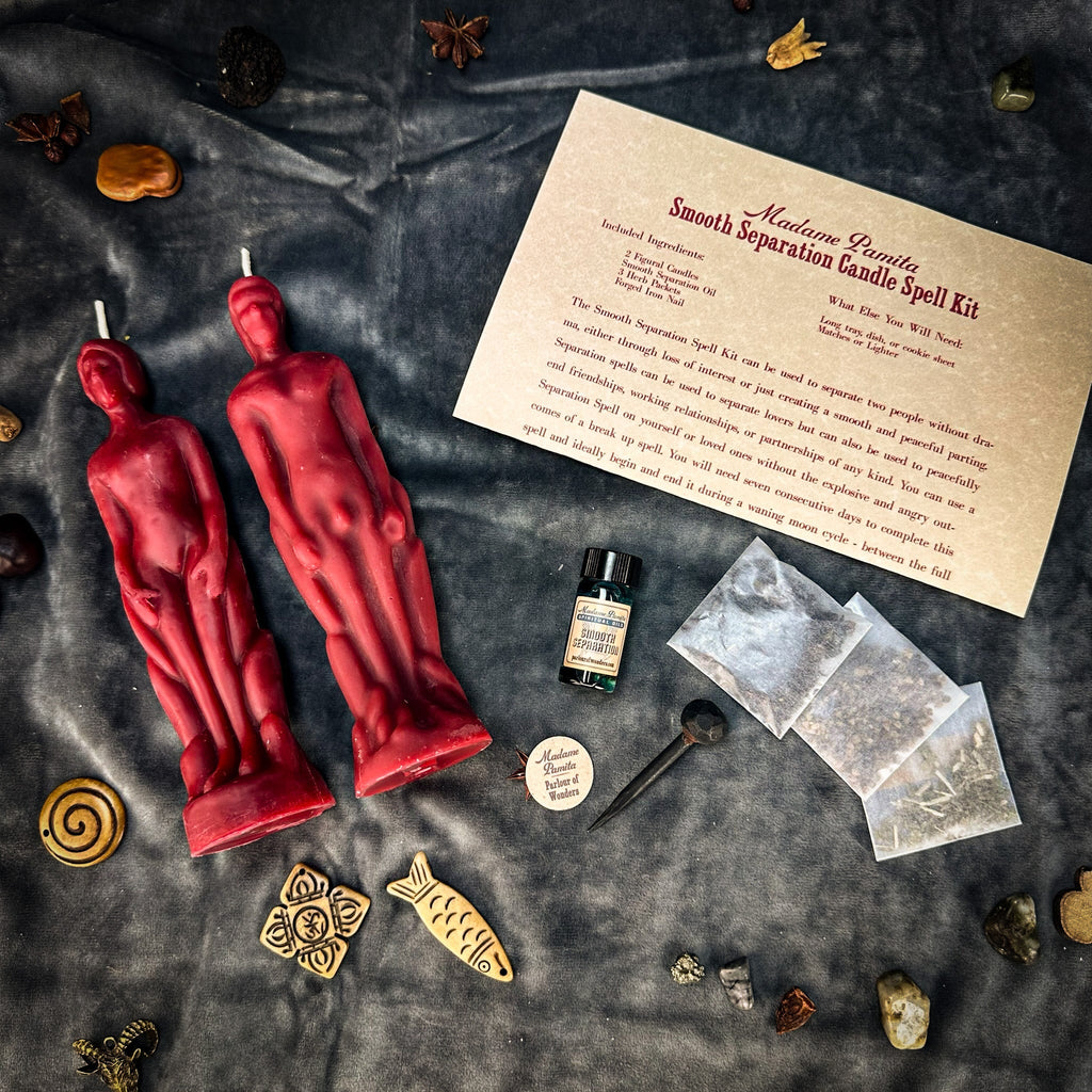 Smooth Separation Candle Spell Kit - Human/Male