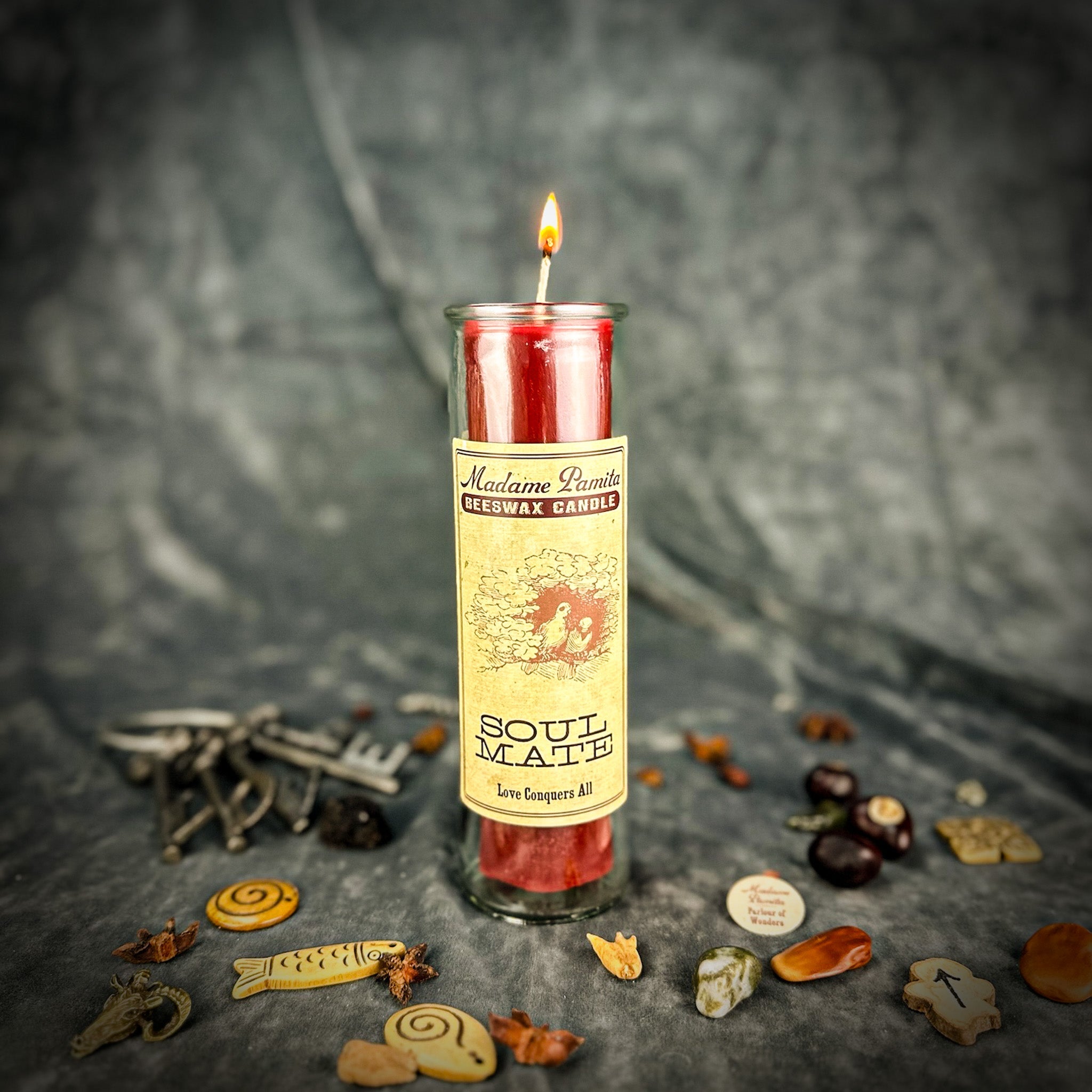 Madame Pamita Soul Mate Beeswax Vigil Candle
