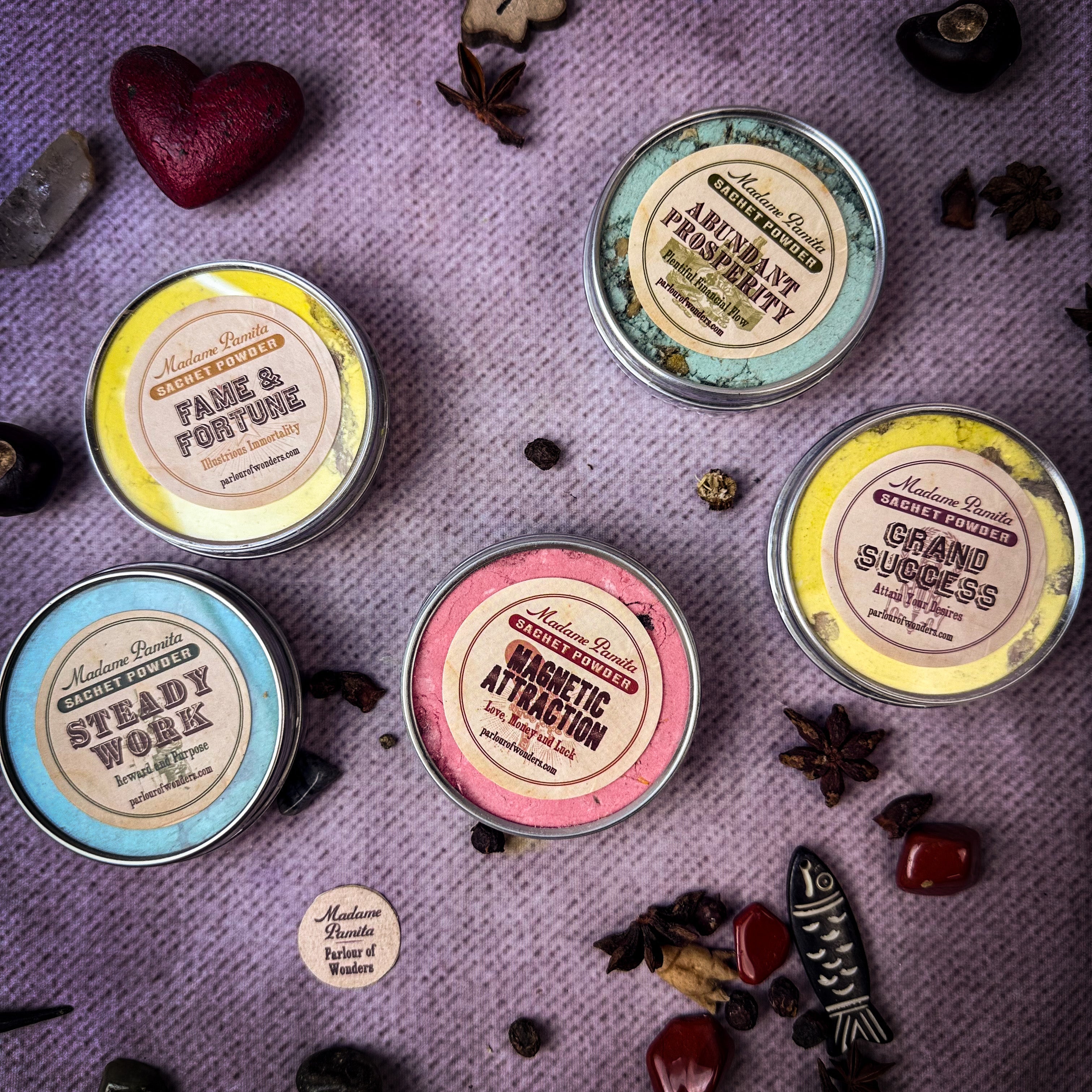 Spiritual Sachet Powder Variety Pack: Money Magic