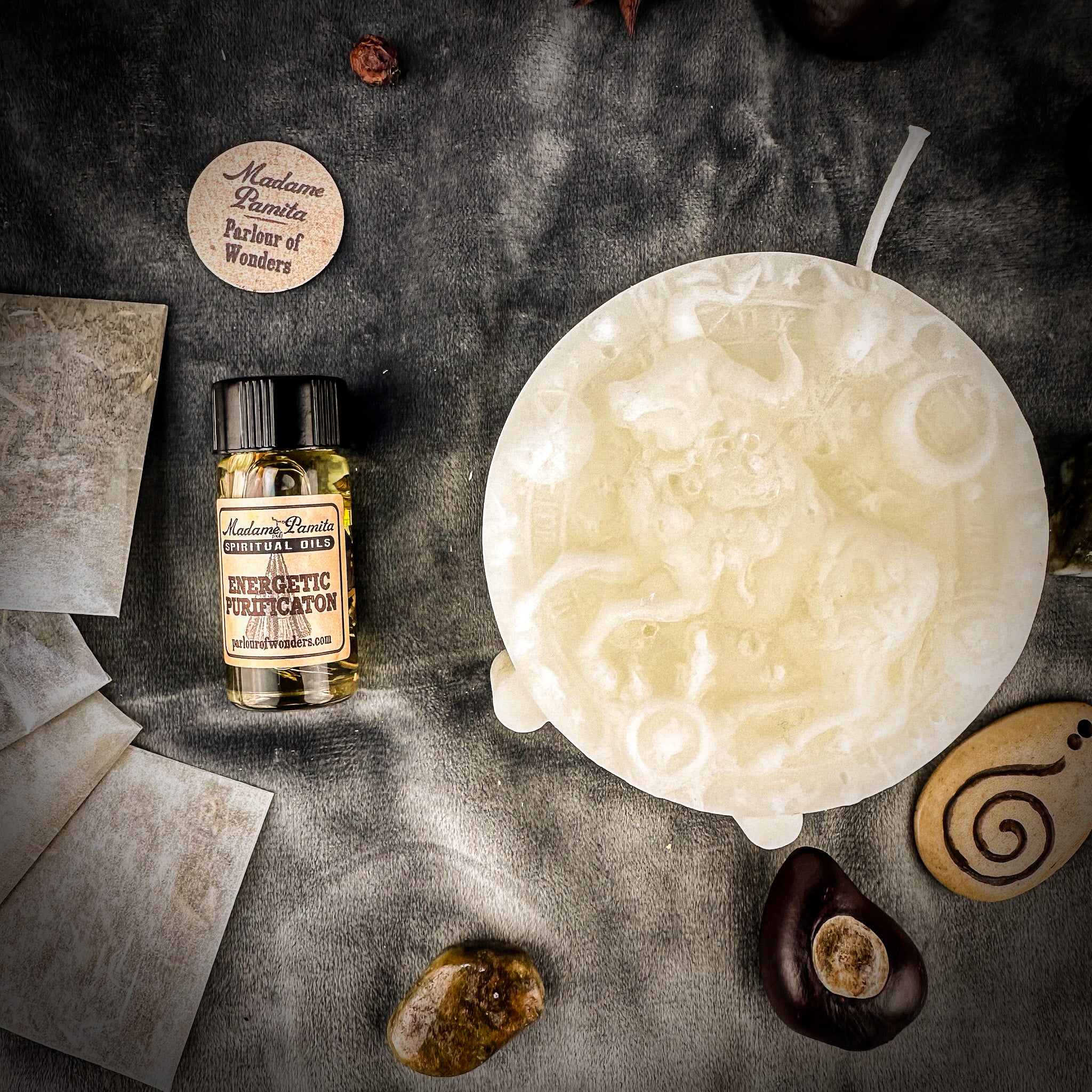 Taurus Power Candle Spell Kit - Abundance, Stability & Sensuality Magic