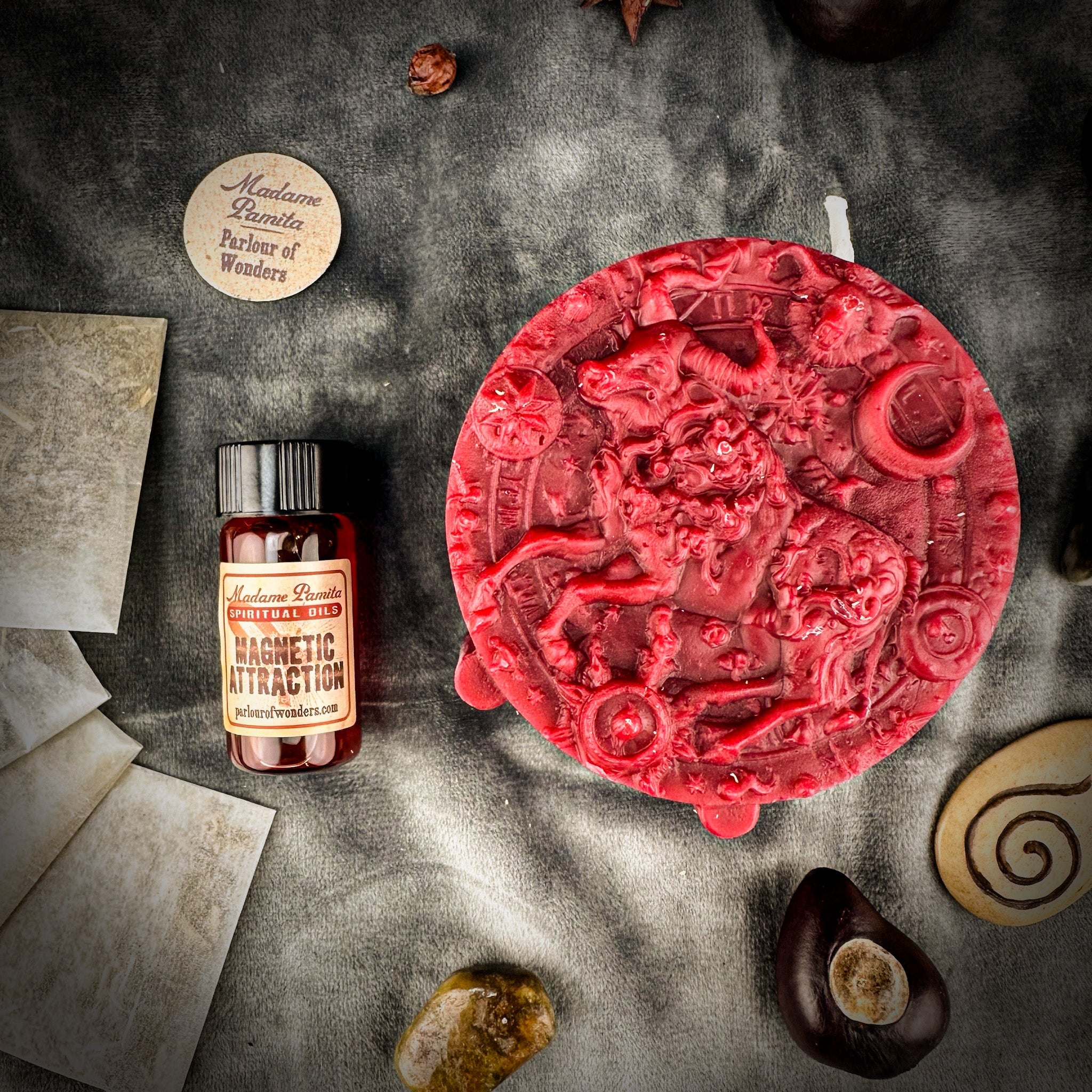 Taurus Power Candle Spell Kit - Abundance, Stability & Sensuality Magic