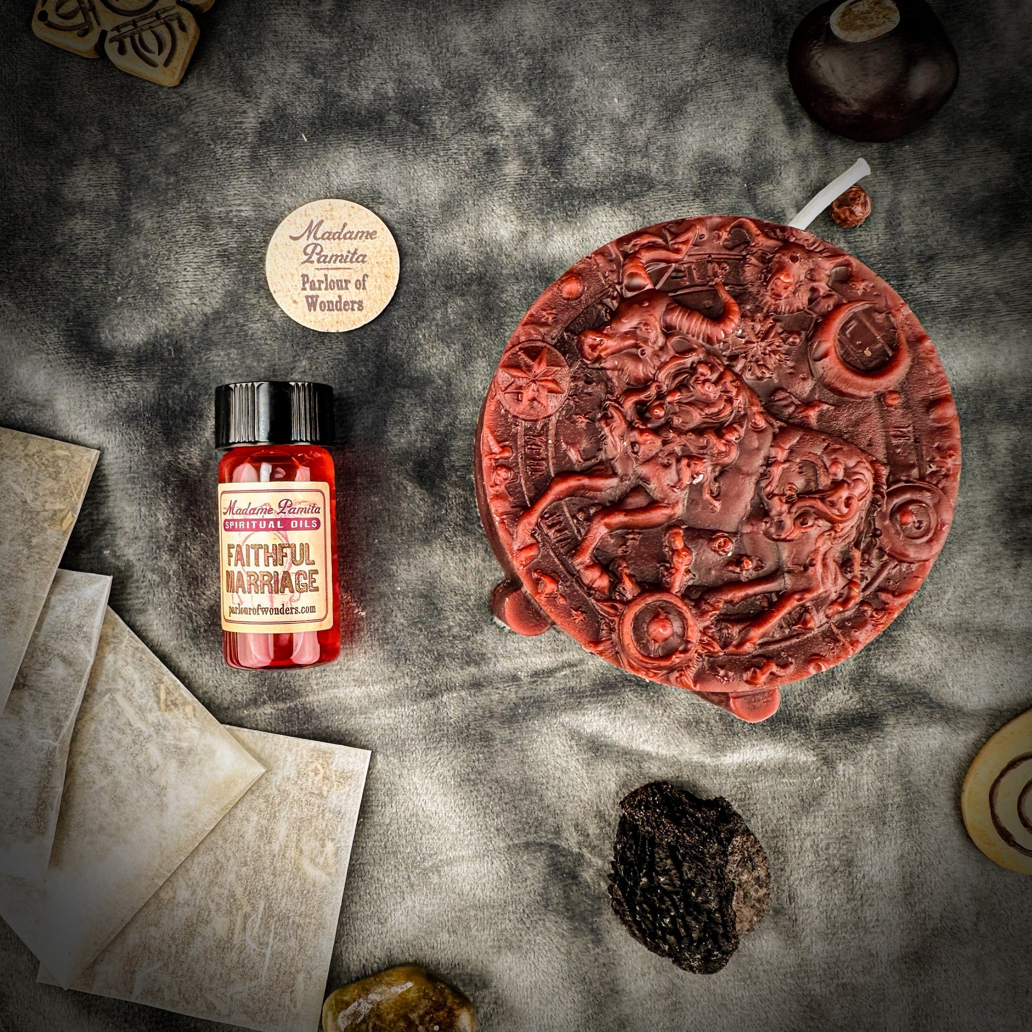 Taurus Power Candle Spell Kit - Abundance, Stability & Sensuality Magic