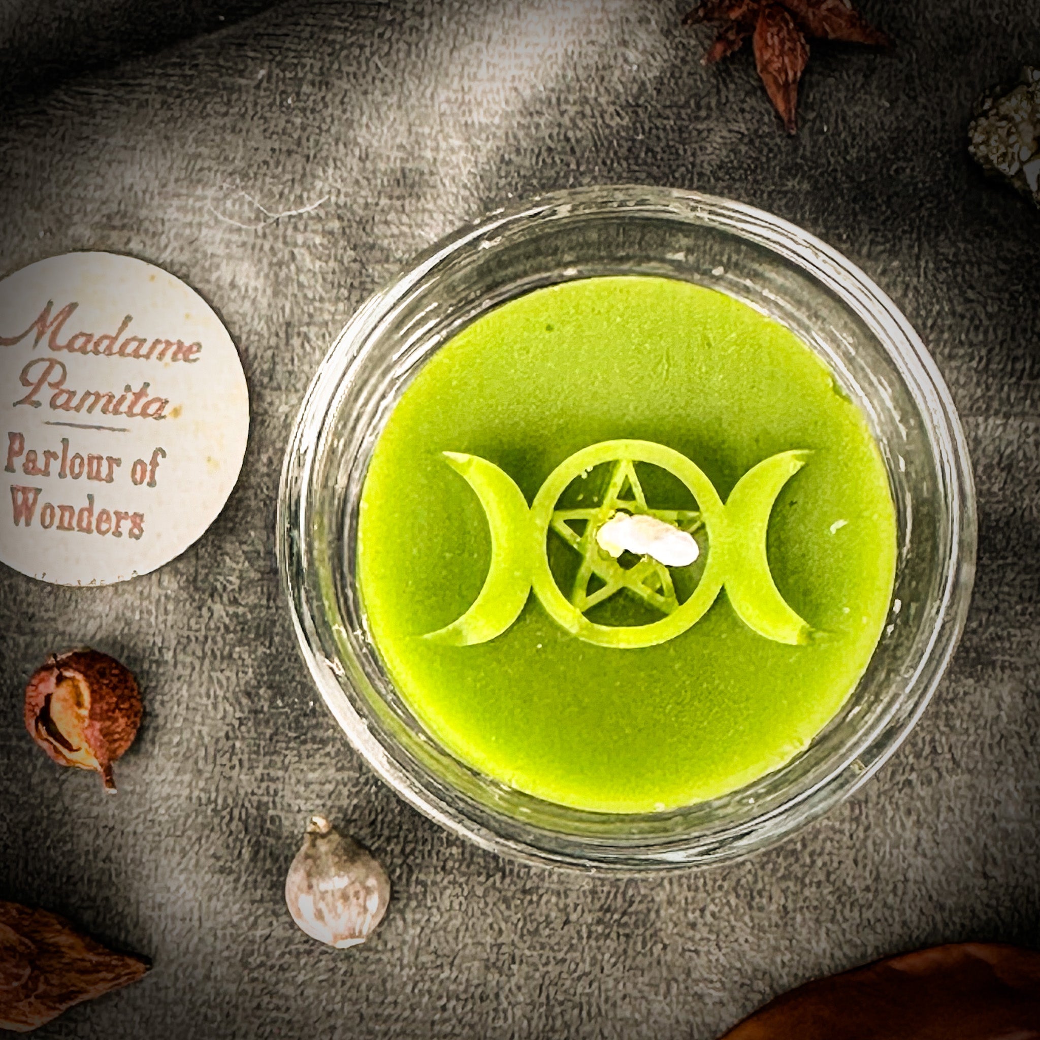 Triple Moon Beeswax Tea Light
