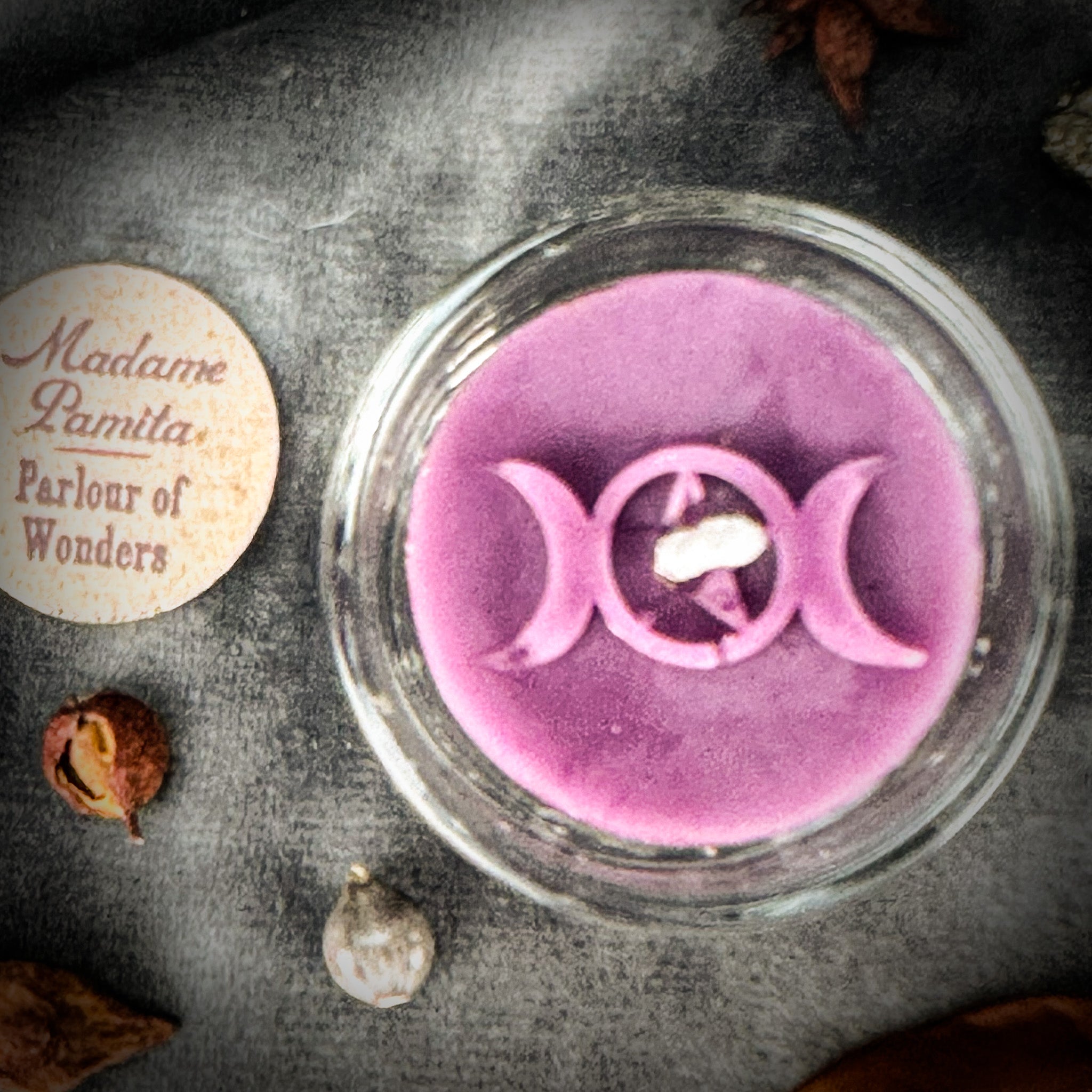 Triple Moon Beeswax Tea Light