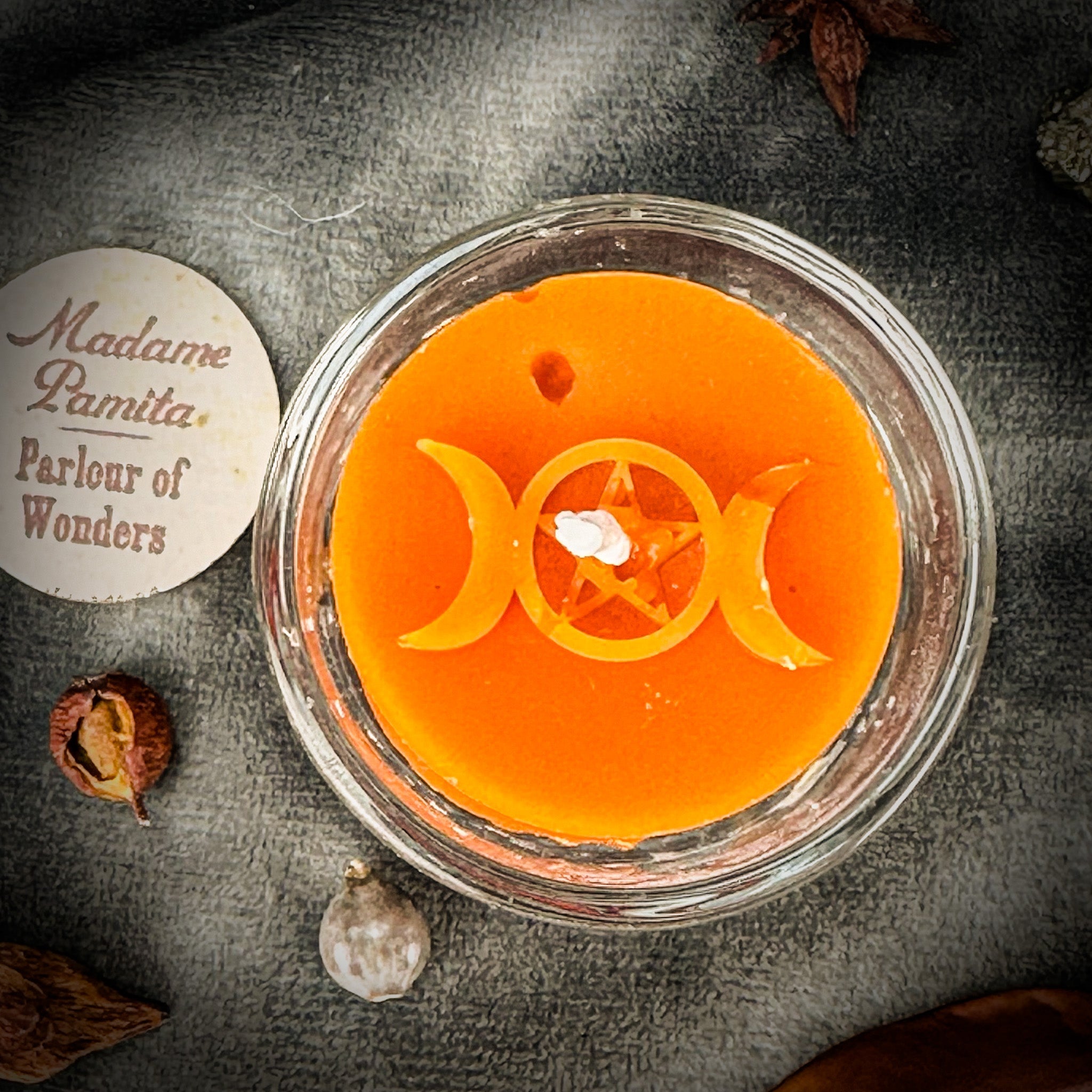 Triple Moon Beeswax Tea Light