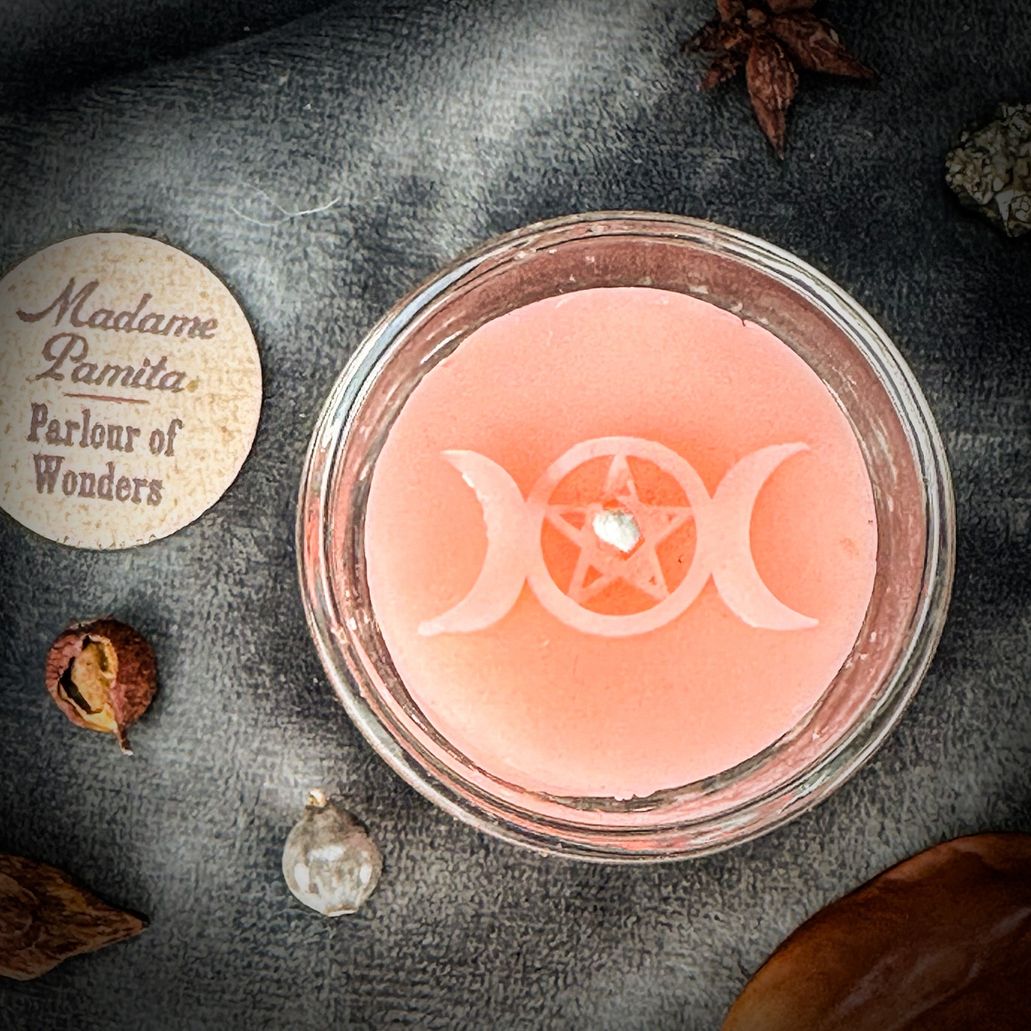 Triple Moon Beeswax Tea Light