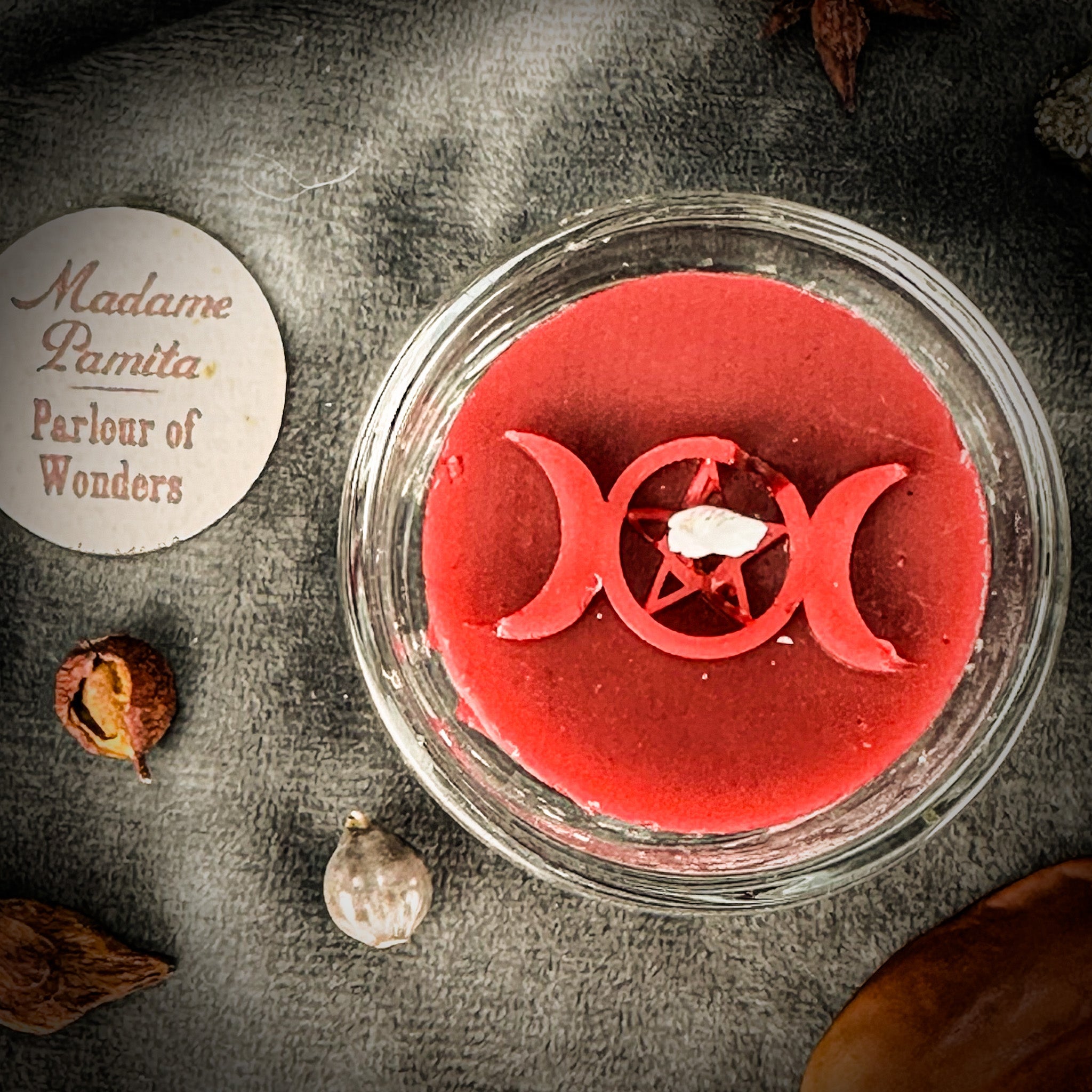 Triple Moon Beeswax Tea Light