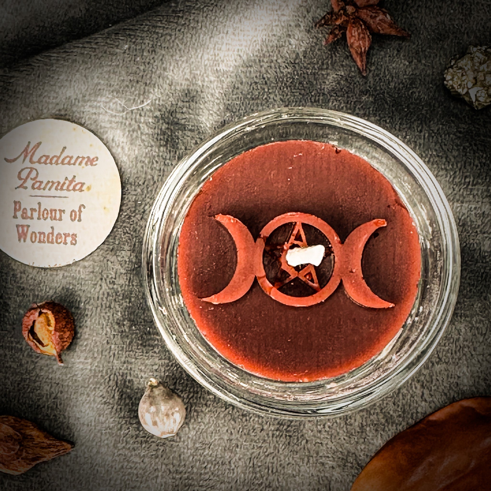 Triple Moon Beeswax Tea Light