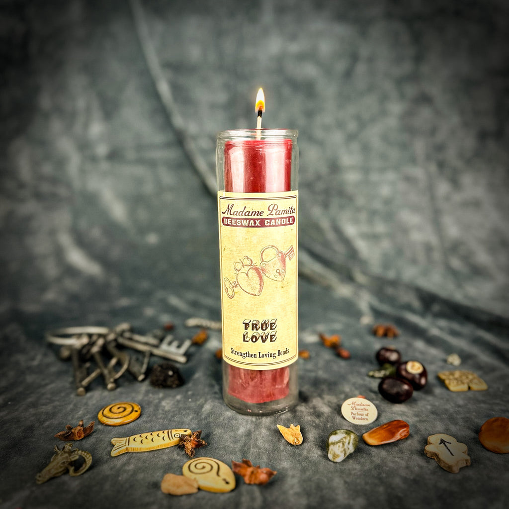 Madame Pamita True Love Beeswax Vigil Candle
