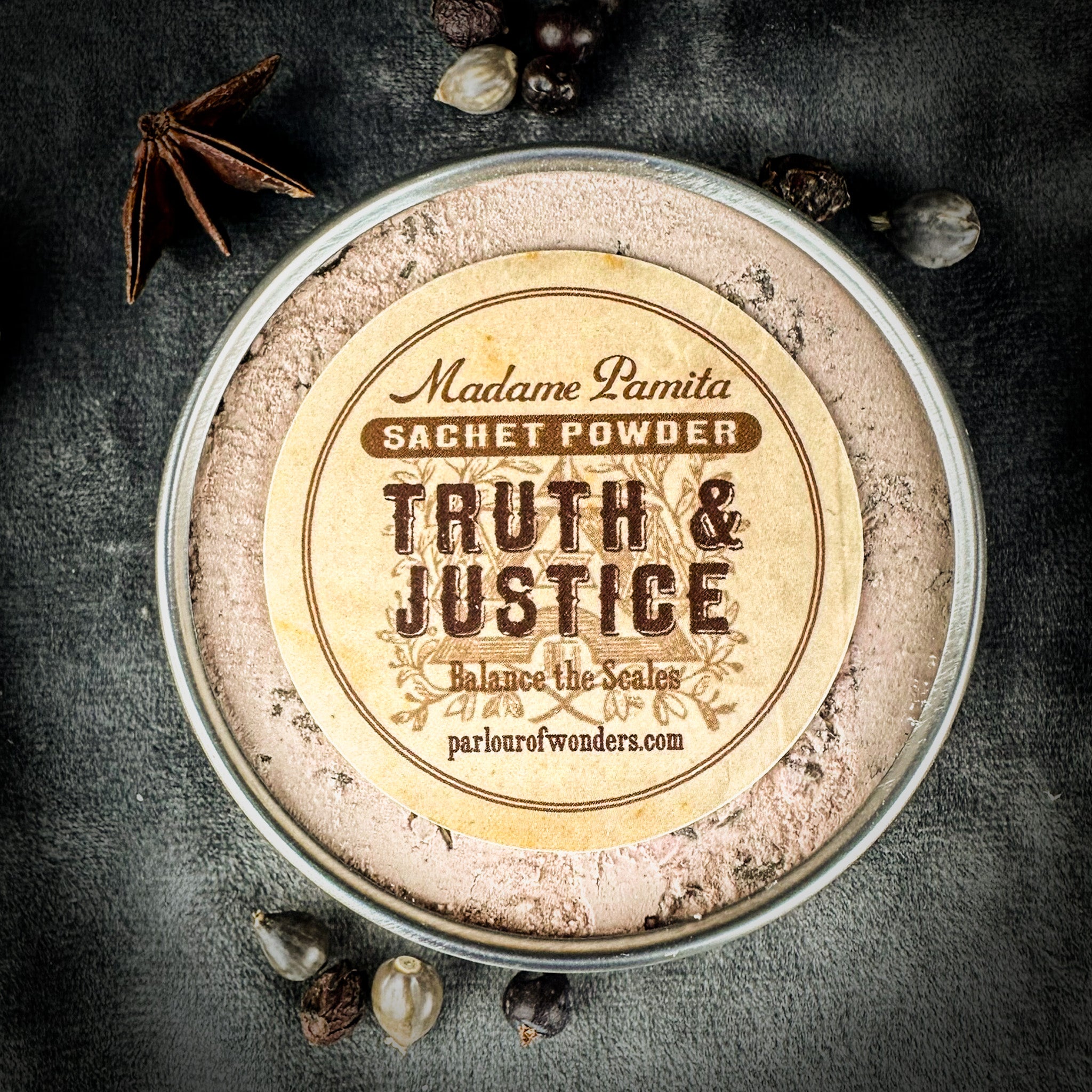 Truth and Justice Sachet Powder by Madame Pamita