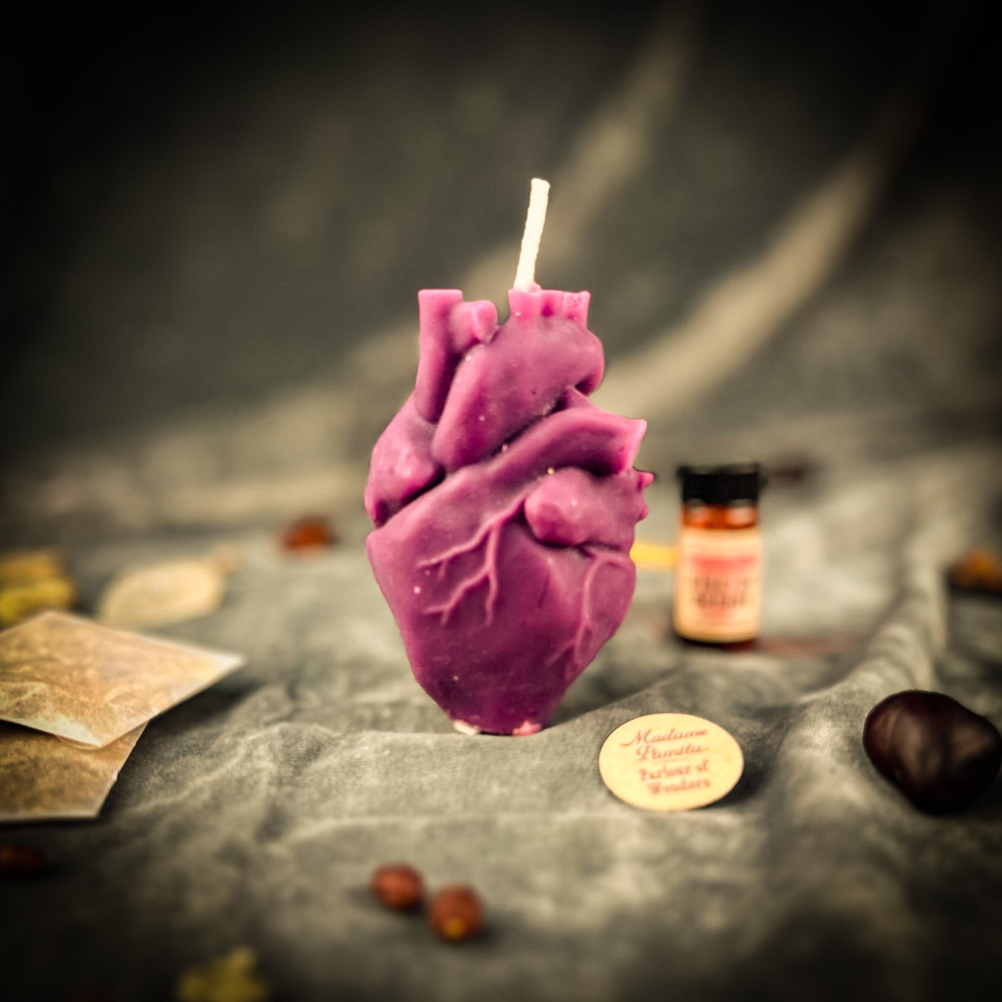 Anatomical Heart Candle Spell Kit - Love & Emotional Healing Magic