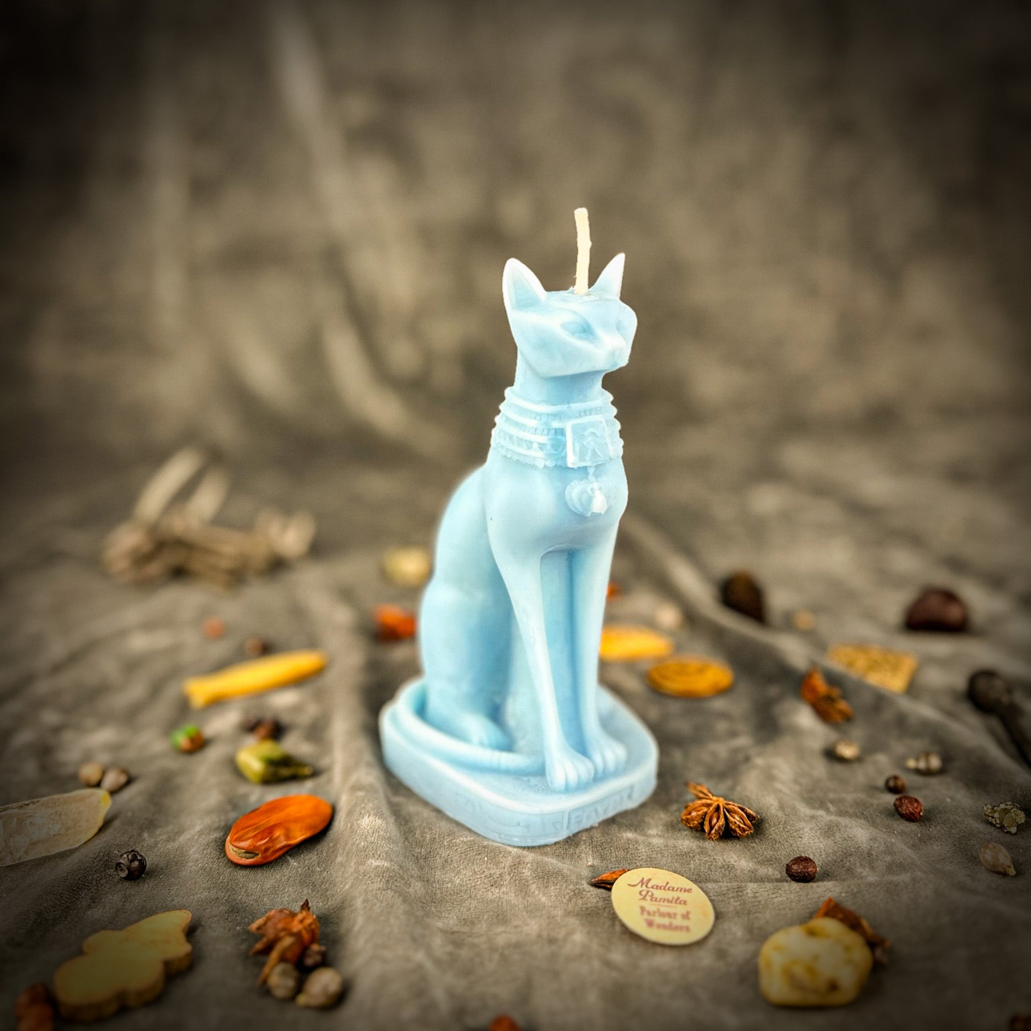 Beeswax Bast Spell Candle