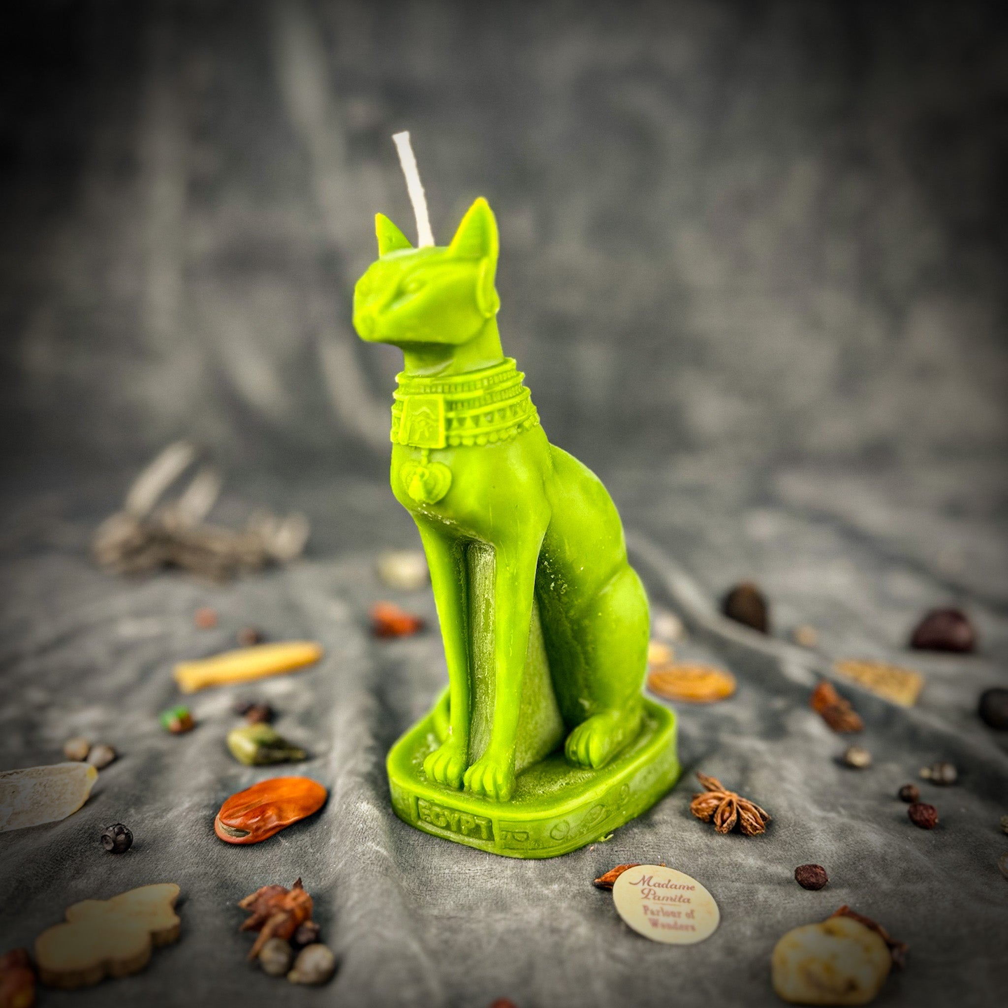 Beeswax Bast Spell Candle