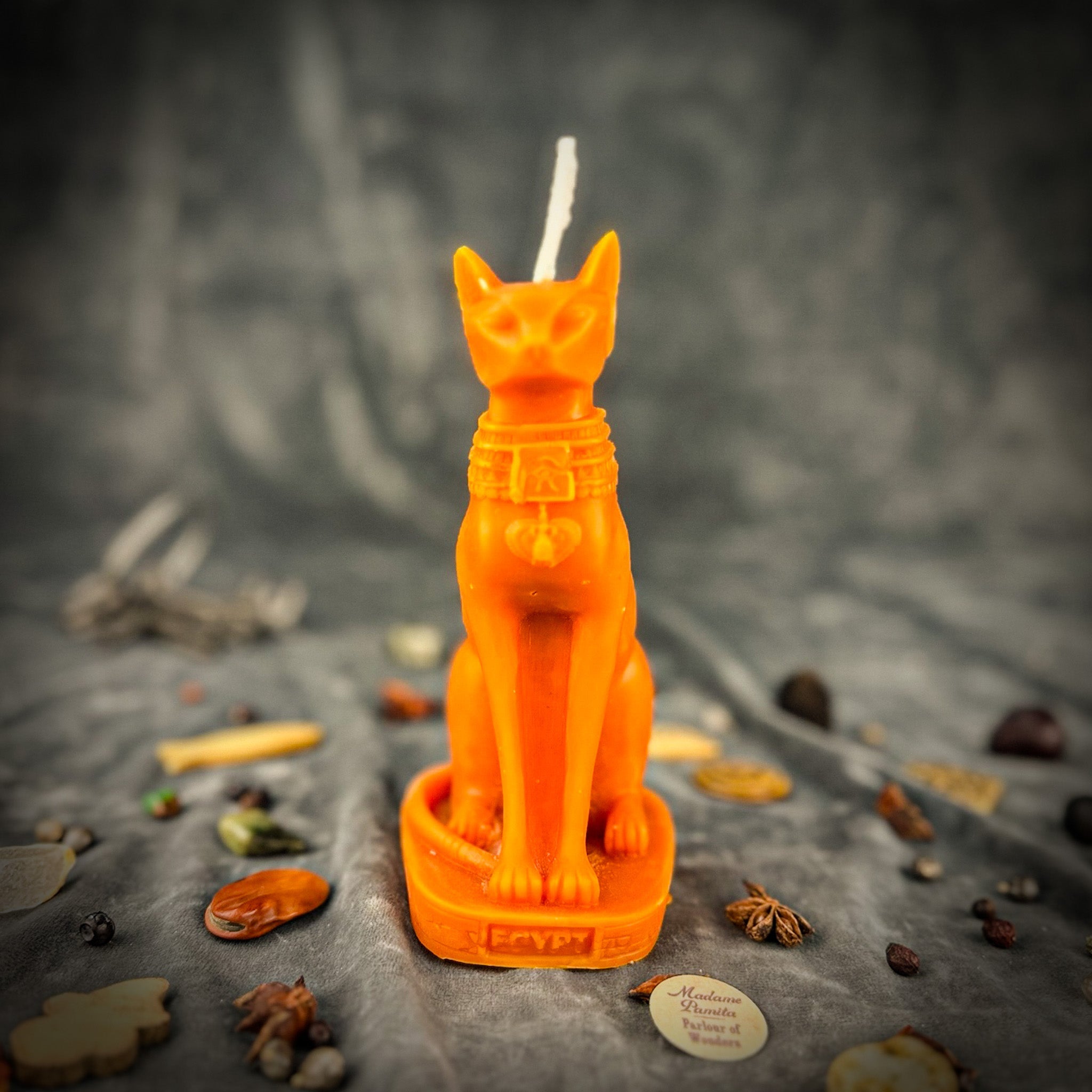 Beeswax Bast Spell Candle