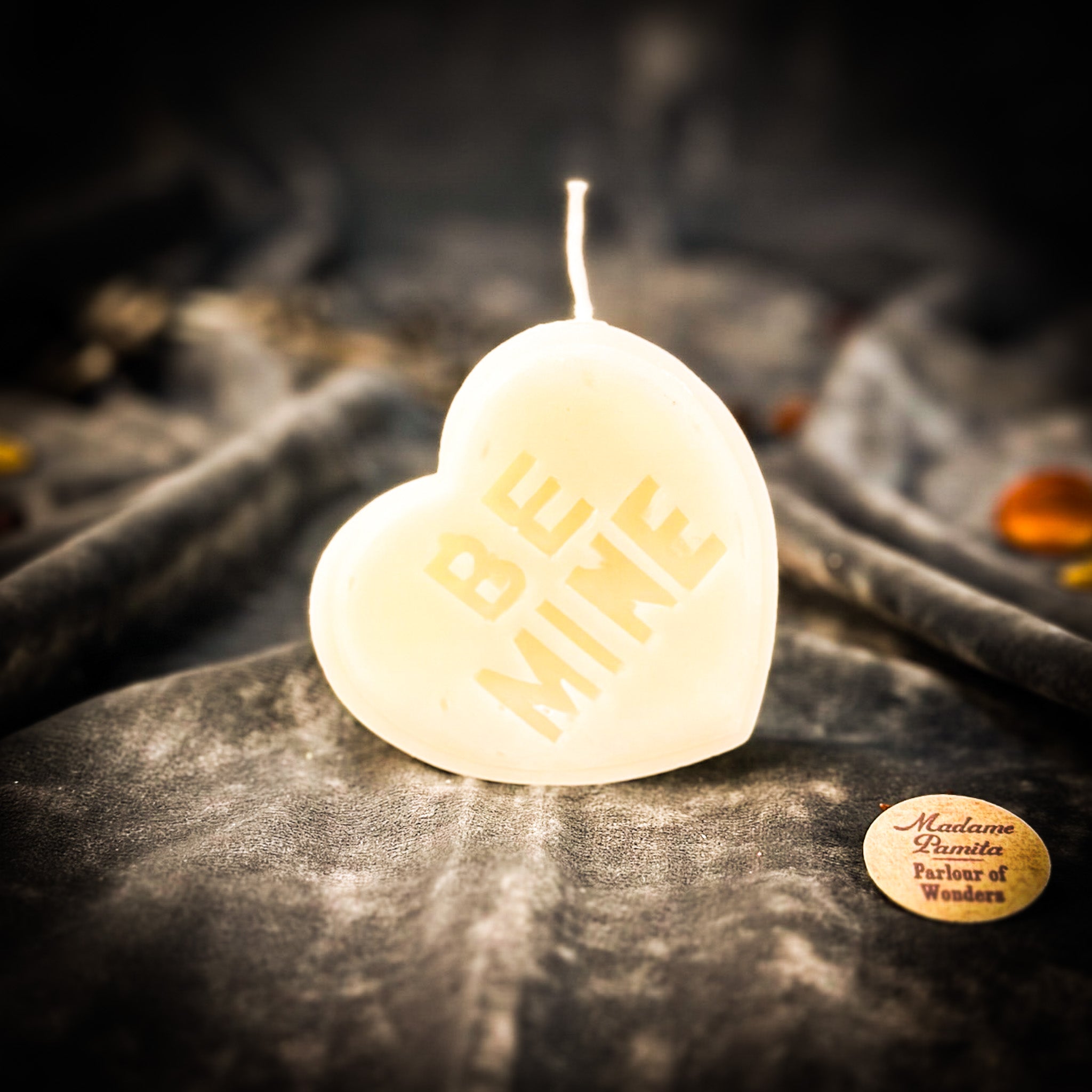 Beeswax Be Mine Spell Candle - Flirtation, Attraction & Sweet Romance