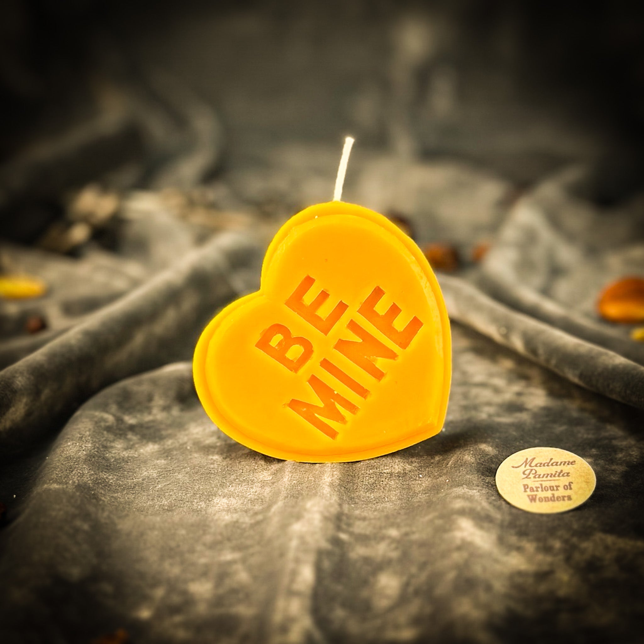 Beeswax Be Mine Spell Candle - Flirtation, Attraction & Sweet Romance
