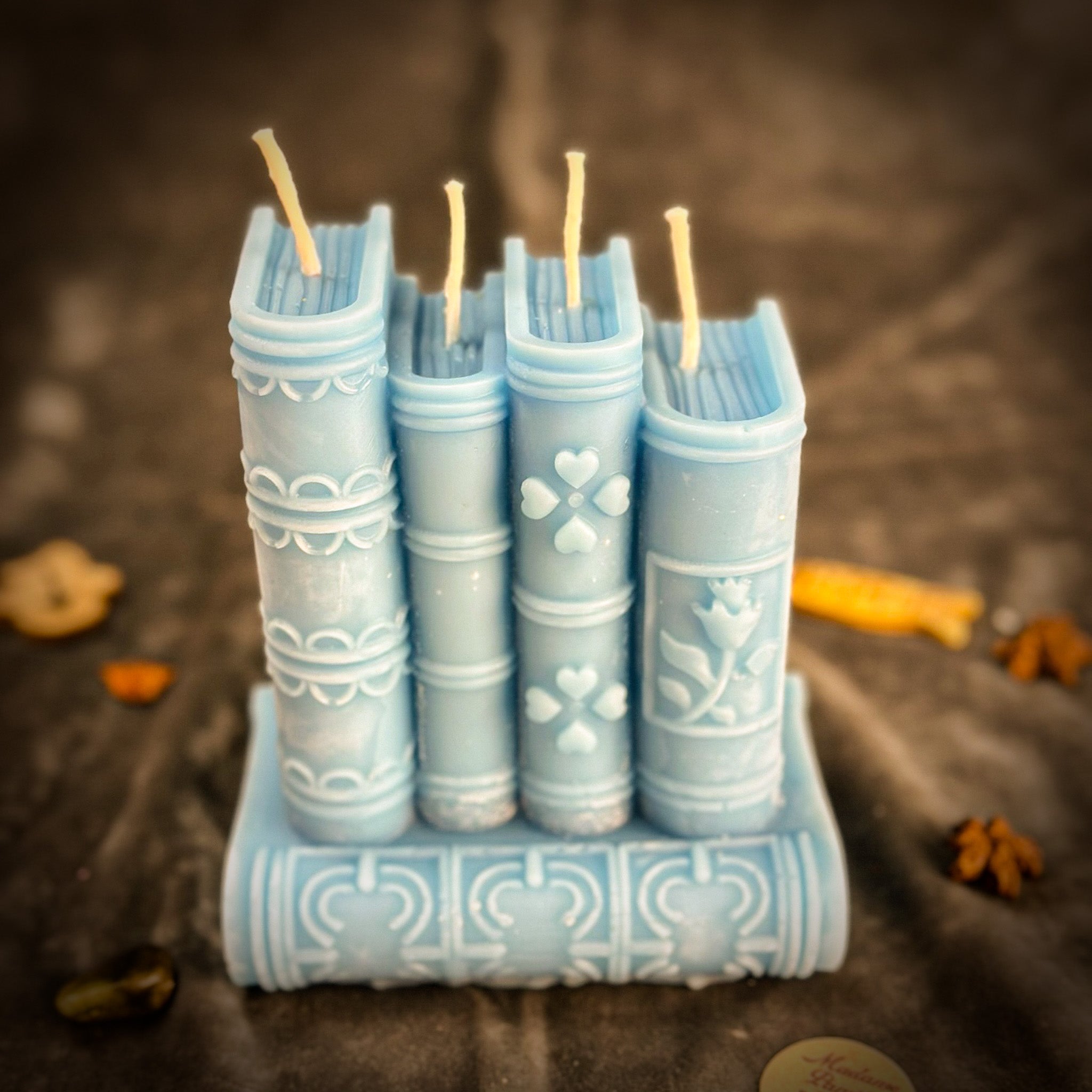 Beeswax Books of Magic Spell Candle