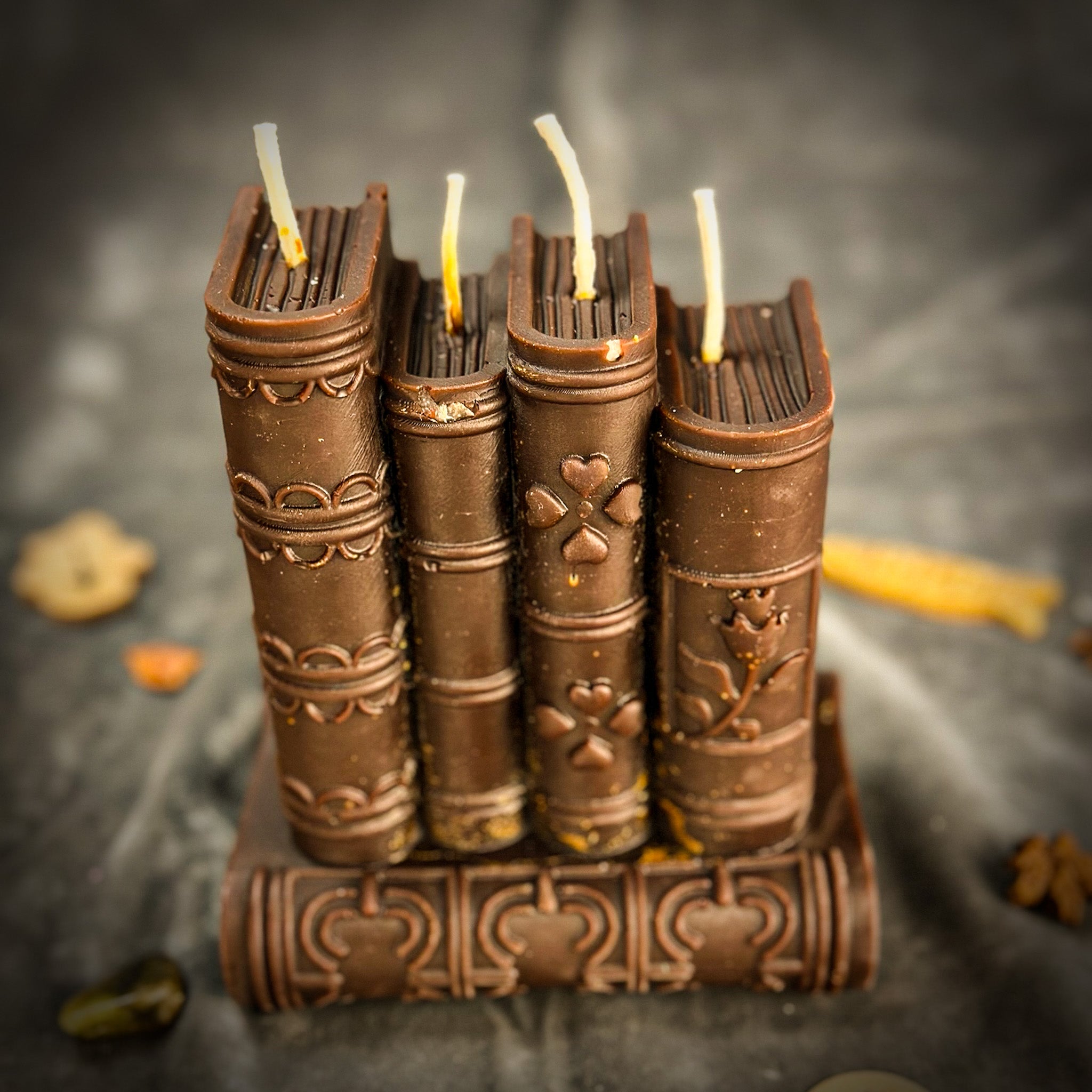 Beeswax Books of Magic Spell Candle